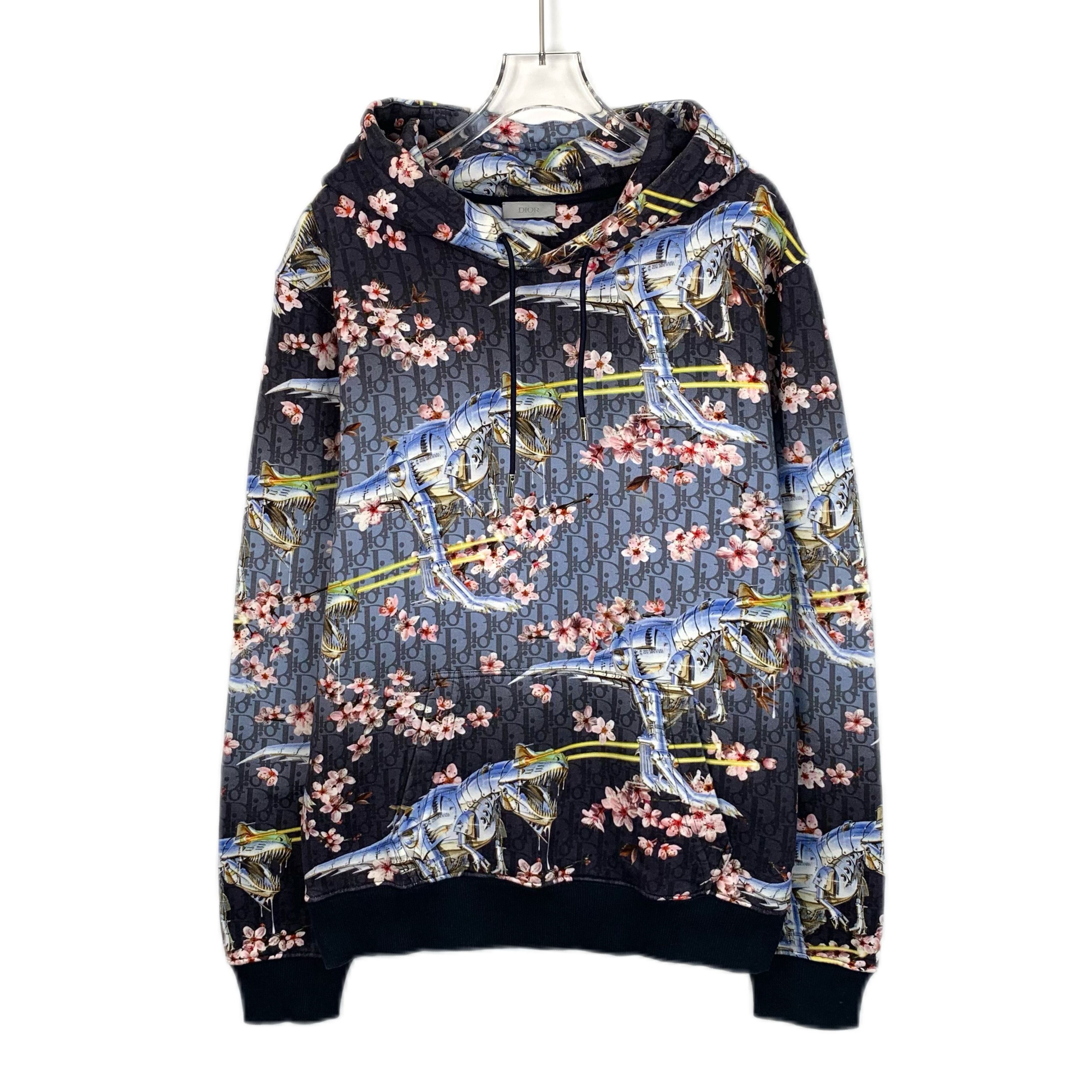 Dior Dior Hoodie – Multicolor Floral Cotton Drawstring (Size M) Size M / US 6-8 / IT 42-44 - 1 Thumbnail