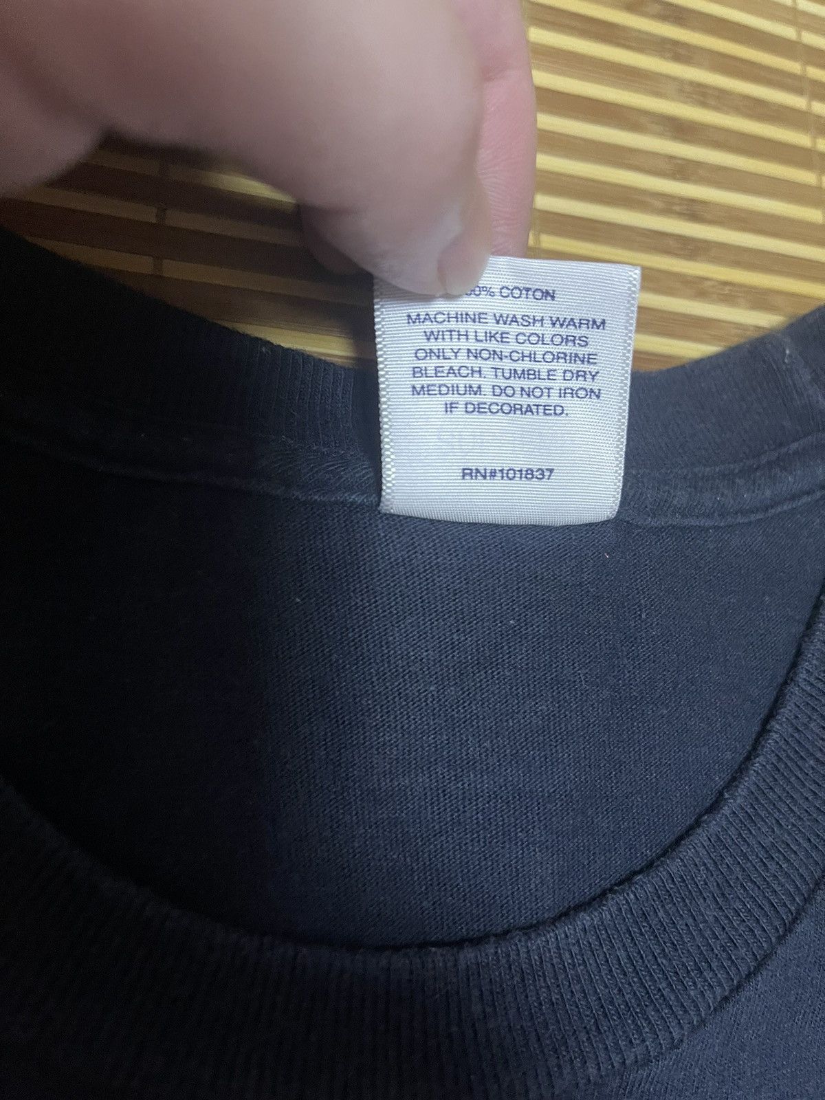Supreme Supreme tv tee black Size US M / EU 48-50 / 2 - 4 Thumbnail
