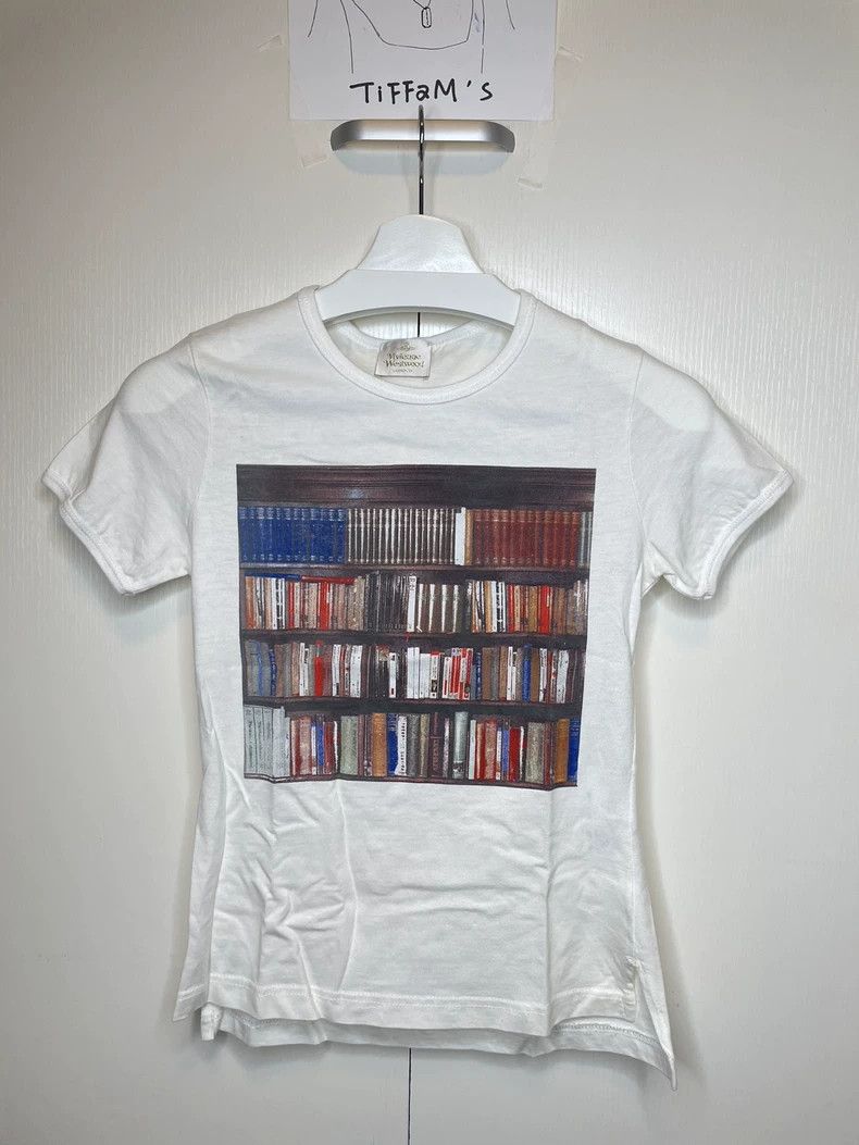 Vivienne Westwood Vivienne Westwood 90s Made in Italy 'Library Tee' Women's Size XS / US 0-2 / IT 36-38 - 1 Thumbnail