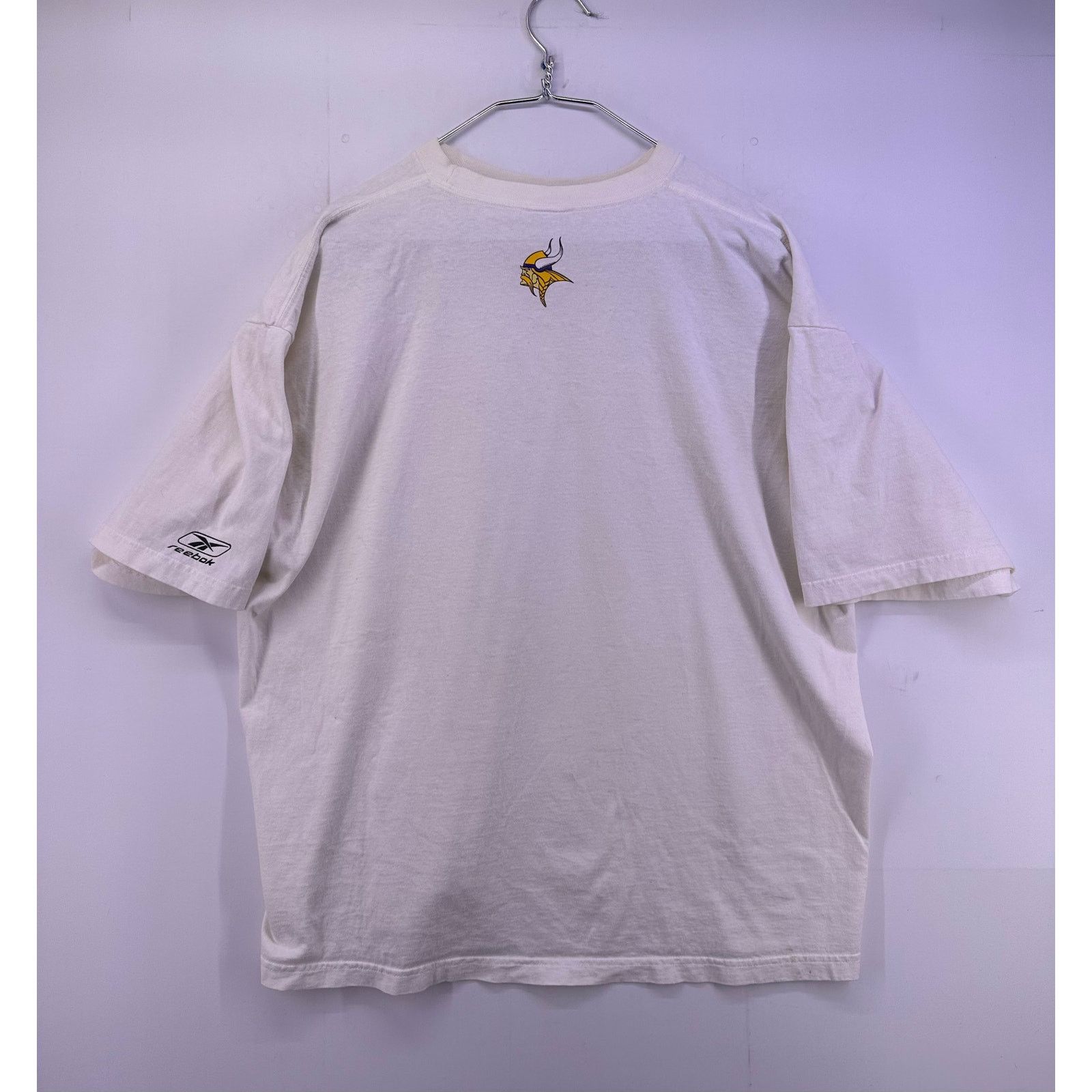 Reebok Vintage Reebok NFL MN Vikings White Tshirt Size 2XL Size US XXL / EU 58 / 5 - 10 Thumbnail