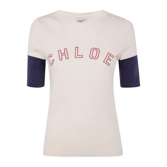 Chloe CHLOE Women Tops 25AJH01174 107 WHITE Size M / US 6-8 / IT 42-44 - 1 Thumbnail