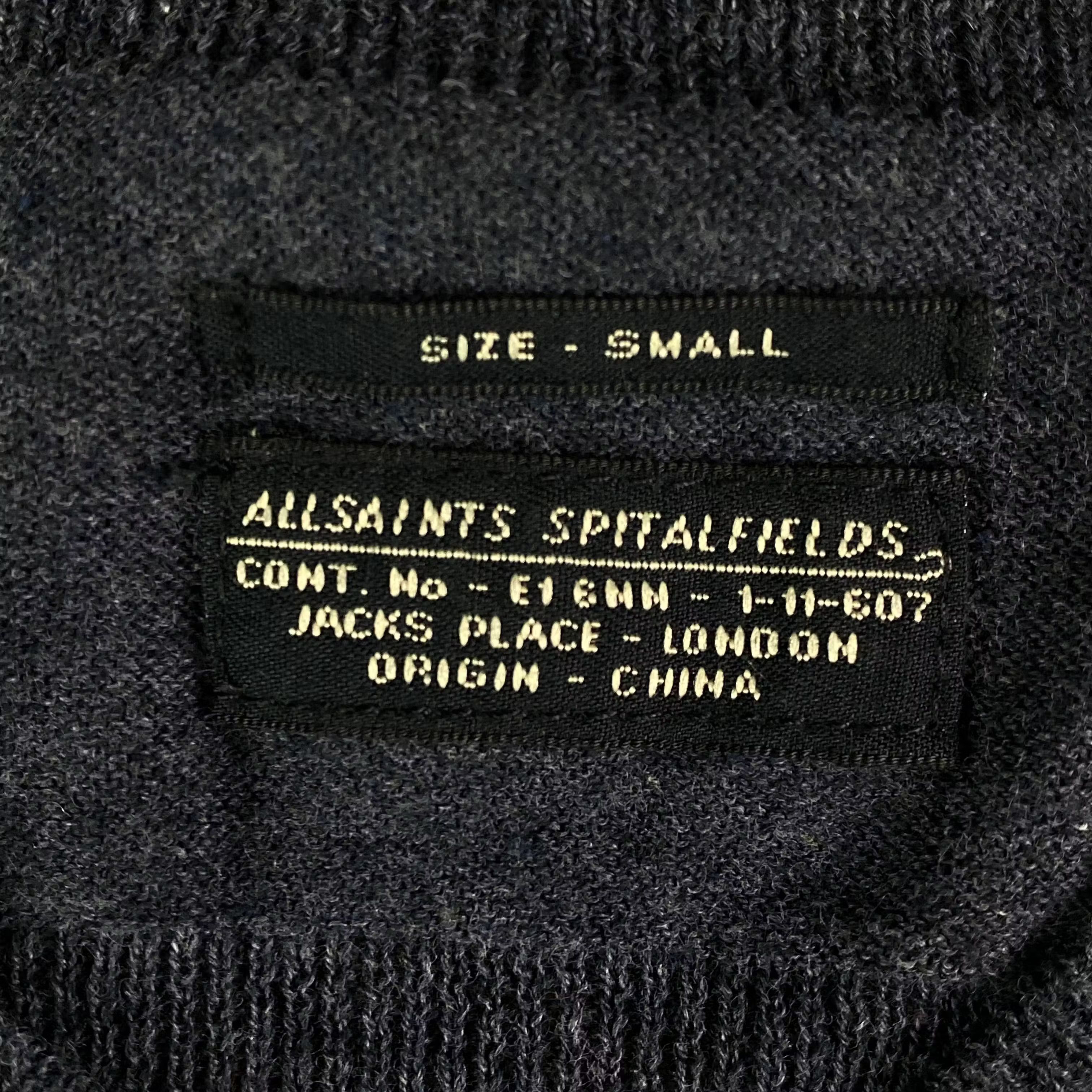 Allsaints Mens Jumper V Neck Allsaints Size S Size US S / EU 44-46 / 1 - 5 Thumbnail