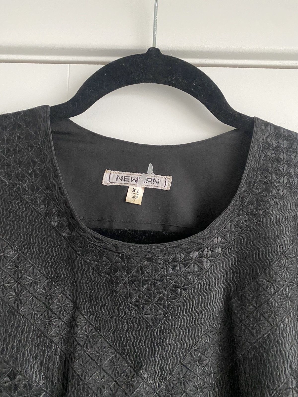 Other Newman Pakistani Indian Cotton Oversized Shirt Black Kurta Size XL / US 12-14 / IT 48-50 - 5 Thumbnail