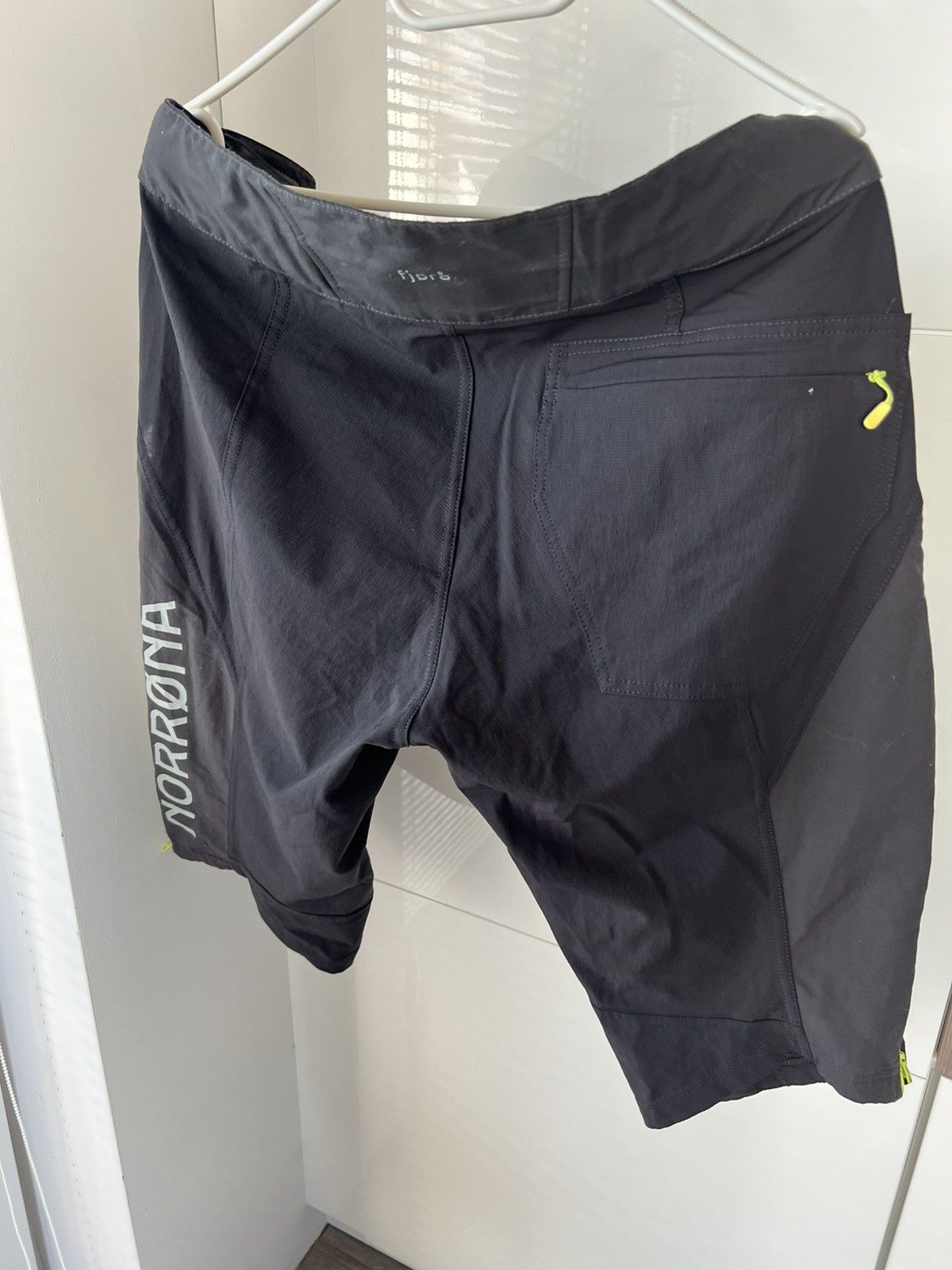 Norrona Norrona Fjora Big Logo Gorpcore Phantom - Caviar Shorts Size US 34 / EU 50 - 5 Thumbnail