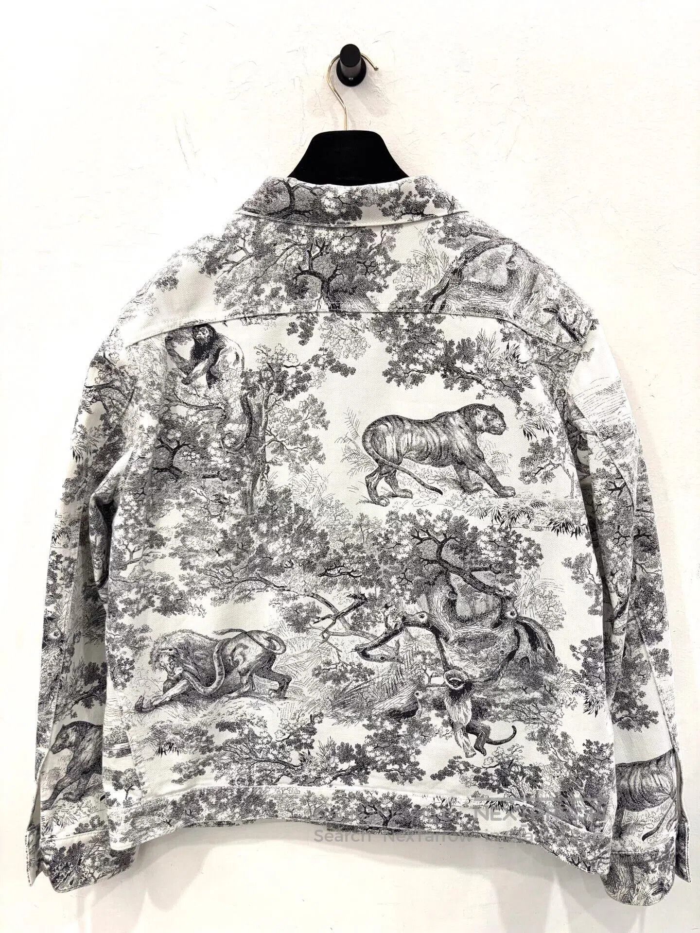 Dior Dior Zoo Collection Black White Denim Jacket. Size US M / EU 48-50 / 2 - 3 Thumbnail