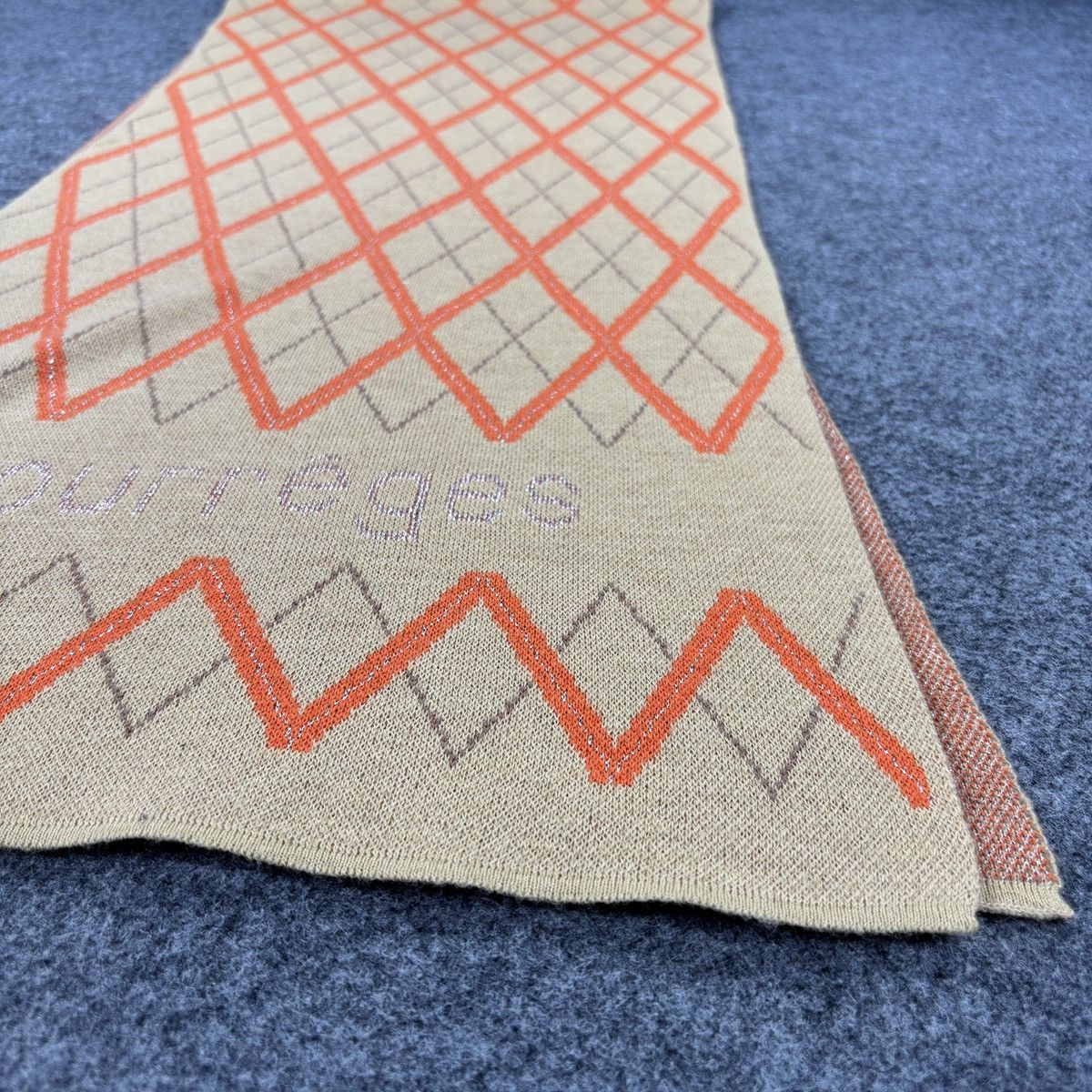 Courreges × Vintage Courreges Scarf # D783 # Muffler # Neckwear Size ONE SIZE - 8 Thumbnail