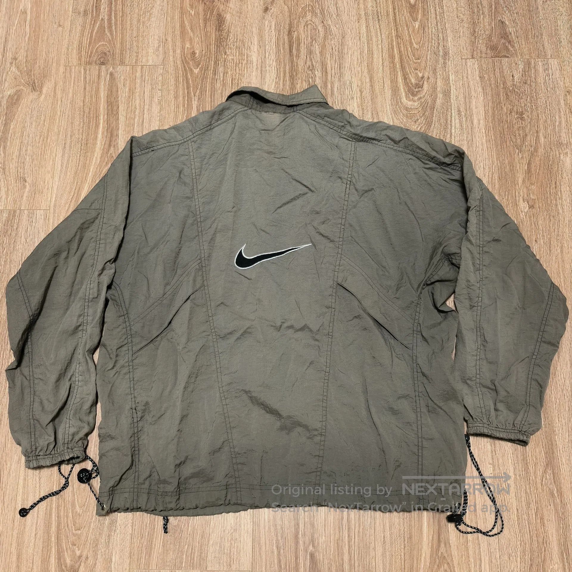 Vintage 90s Vintage Nike Metallic Nylon Jacket. Size US L / EU 52-54 / 3 - 1 Thumbnail