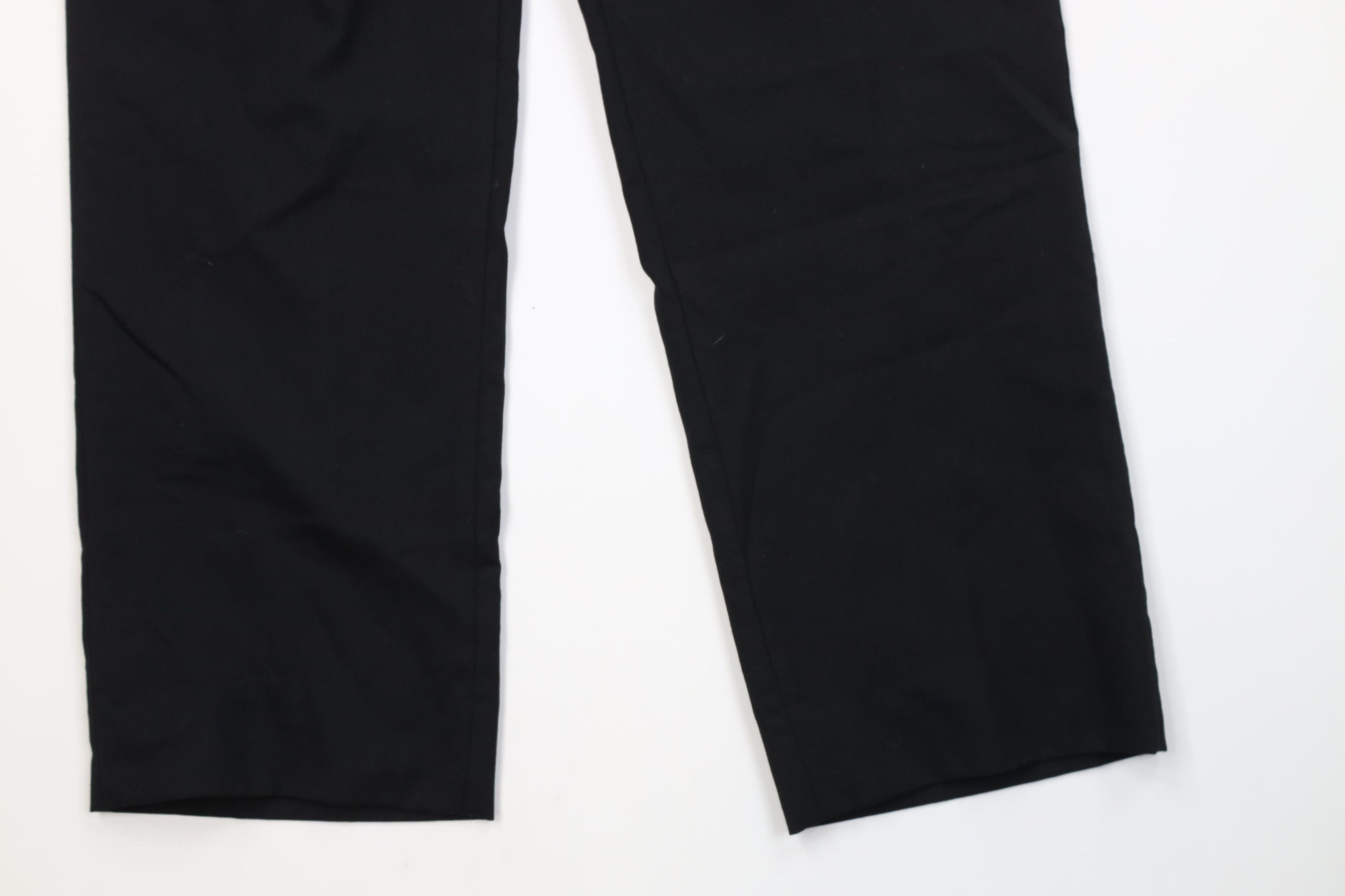 Vintage Vintage 90s Streetwear Wide Leg Chino Pants Trousers Black Size US 30 / EU 46 - 4 Thumbnail