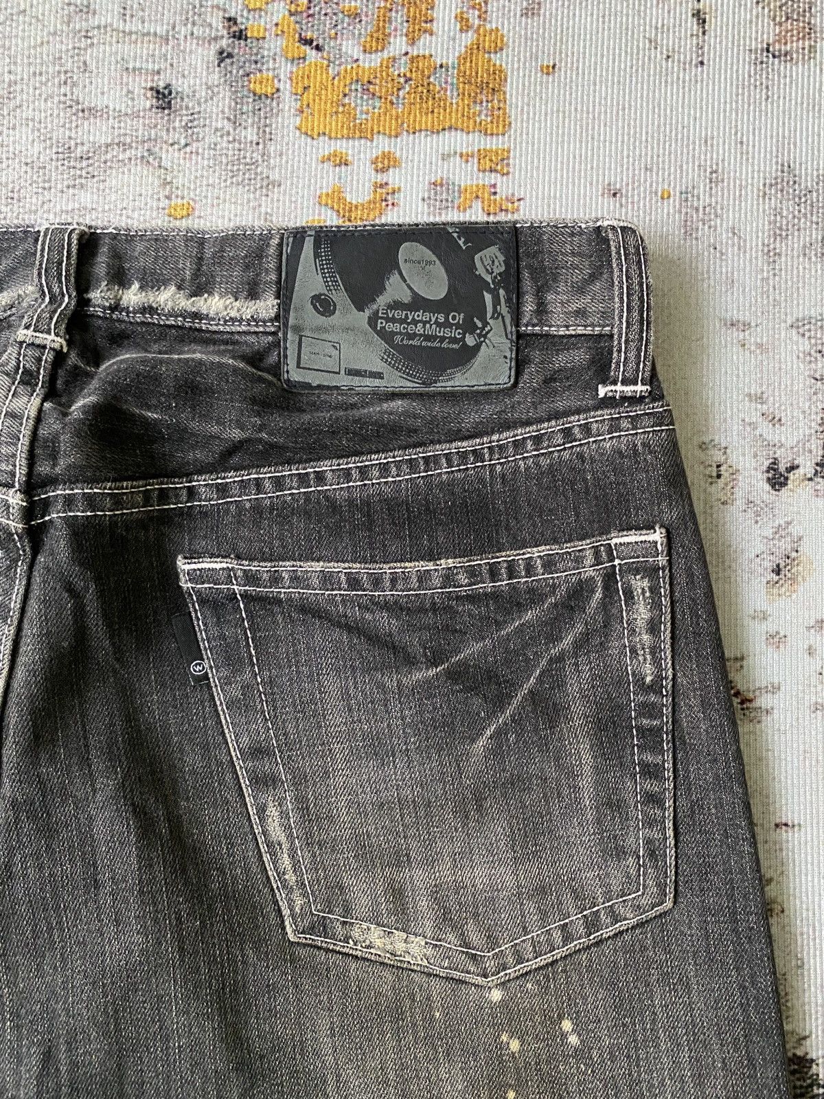 Undercover World Wide Love Japan Distressed Red Yarn Undercover Style Size US 30 / EU 46 - 15 Thumbnail