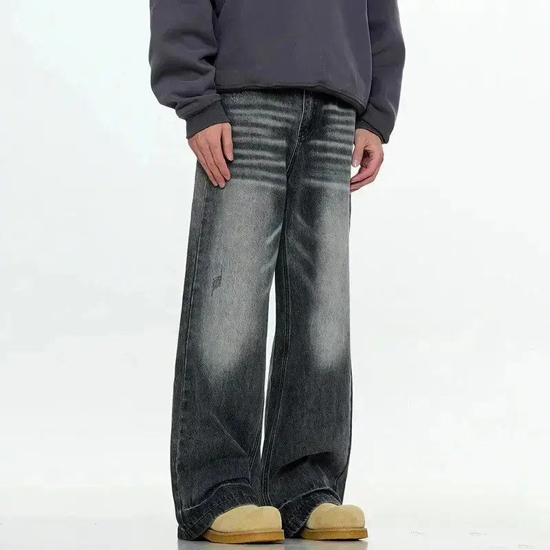 Japanese Brand Wide Leg American Style Jeans Size US 32 / EU 48 - 2 Thumbnail