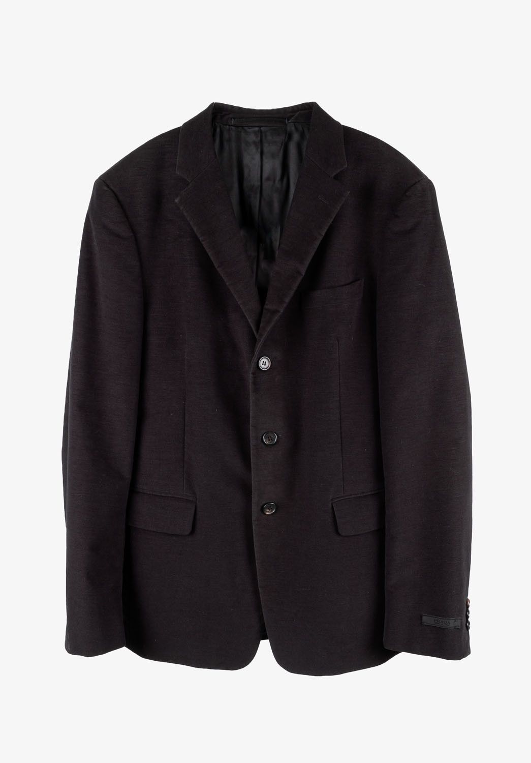 Prada Prada Men Jacket Blazer Moleskin Size ITA50/M, S1146 Size US M / EU 48-50 / 2 - 1 Thumbnail