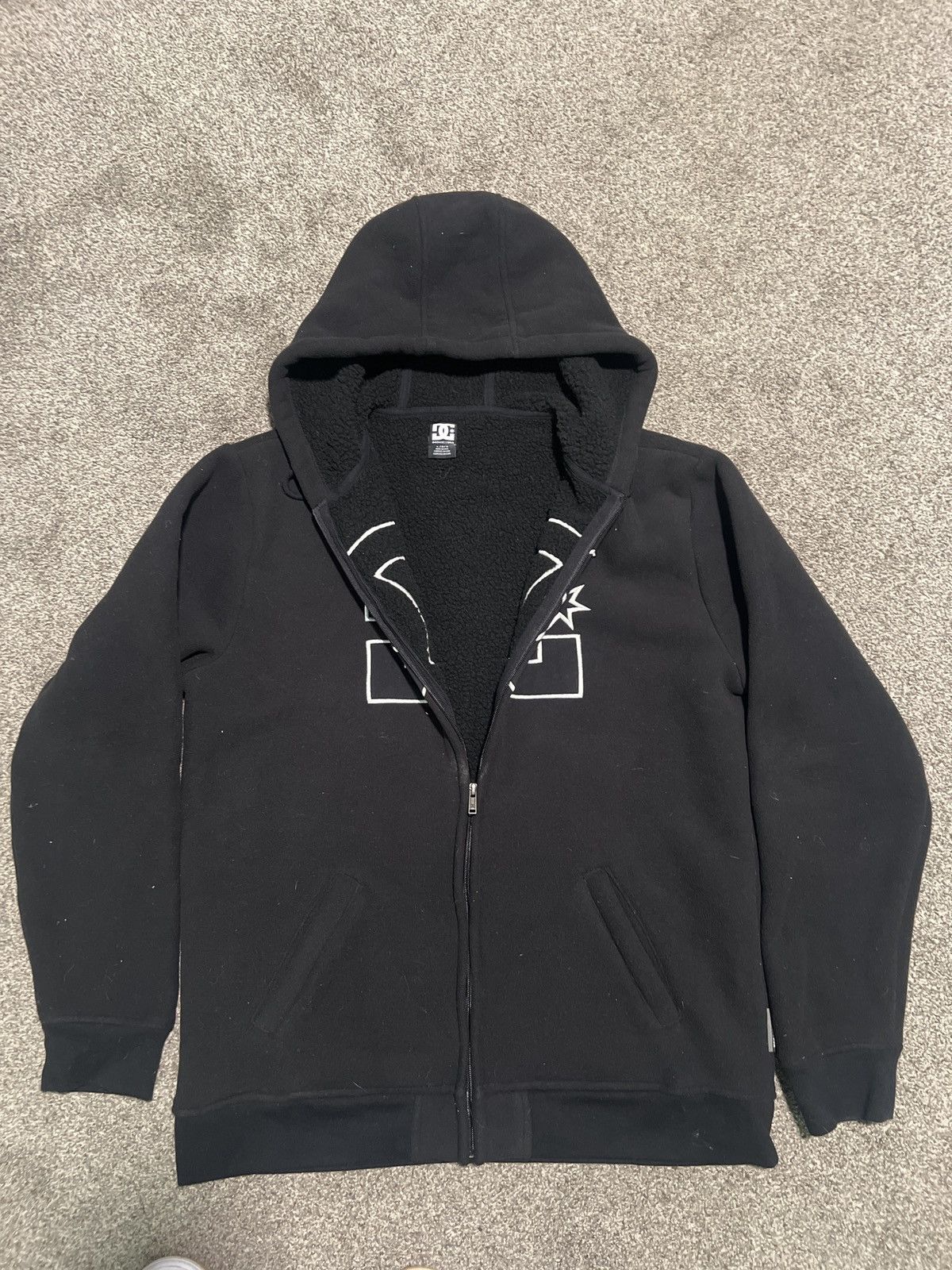 DC DC Zip Up Fur Lined Snowboarding Sweatshirt size L Size US L / EU 52-54 / 3 - 2 Thumbnail