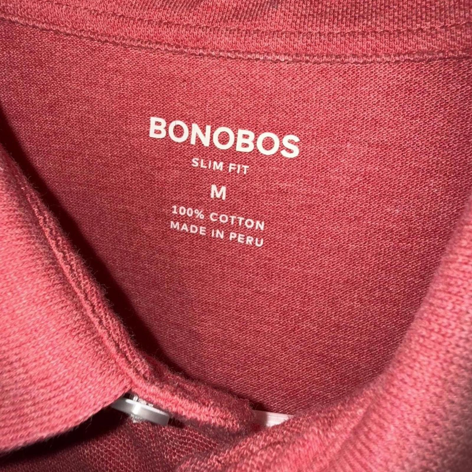 Bonobos Red Bonobos slim fit polo shirt #polo Size US M / EU 48-50 / 2 - 2 Thumbnail