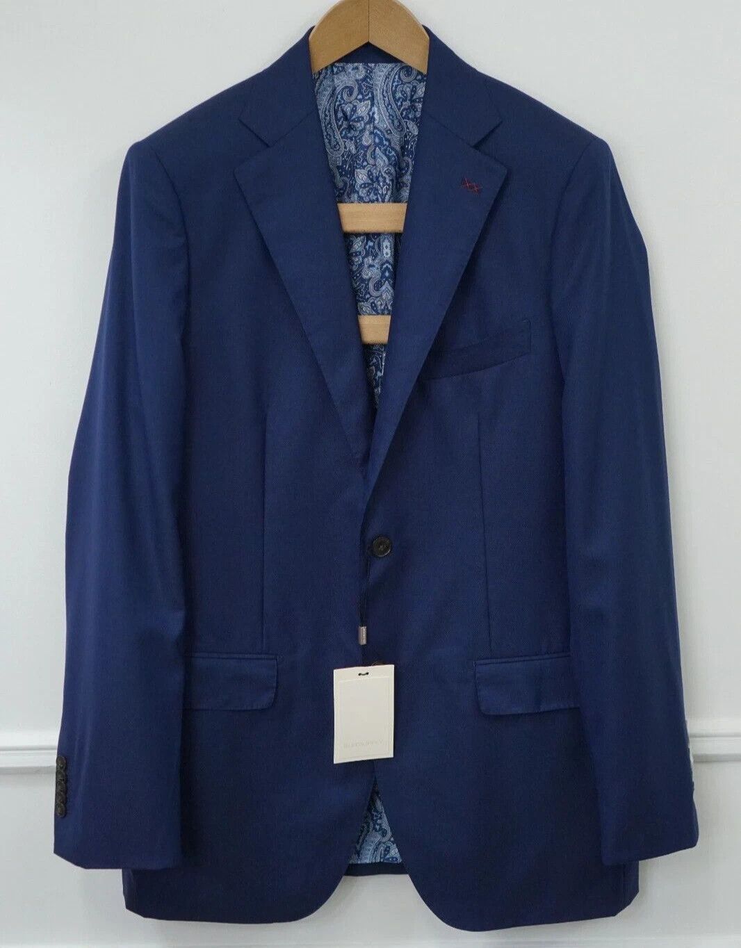 Suitsupply Men Suitsupply Blazer Lazio Wool S130 Made To Meaaure US42L Size 42L - 1 Thumbnail