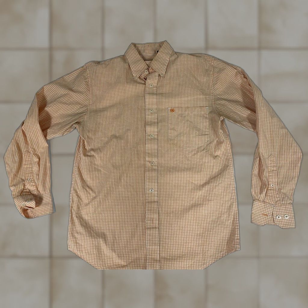 Izod Izod Mens Shirt Small plaid orange button up logo casual Size US S / EU 44-46 / 1 - 1 Thumbnail