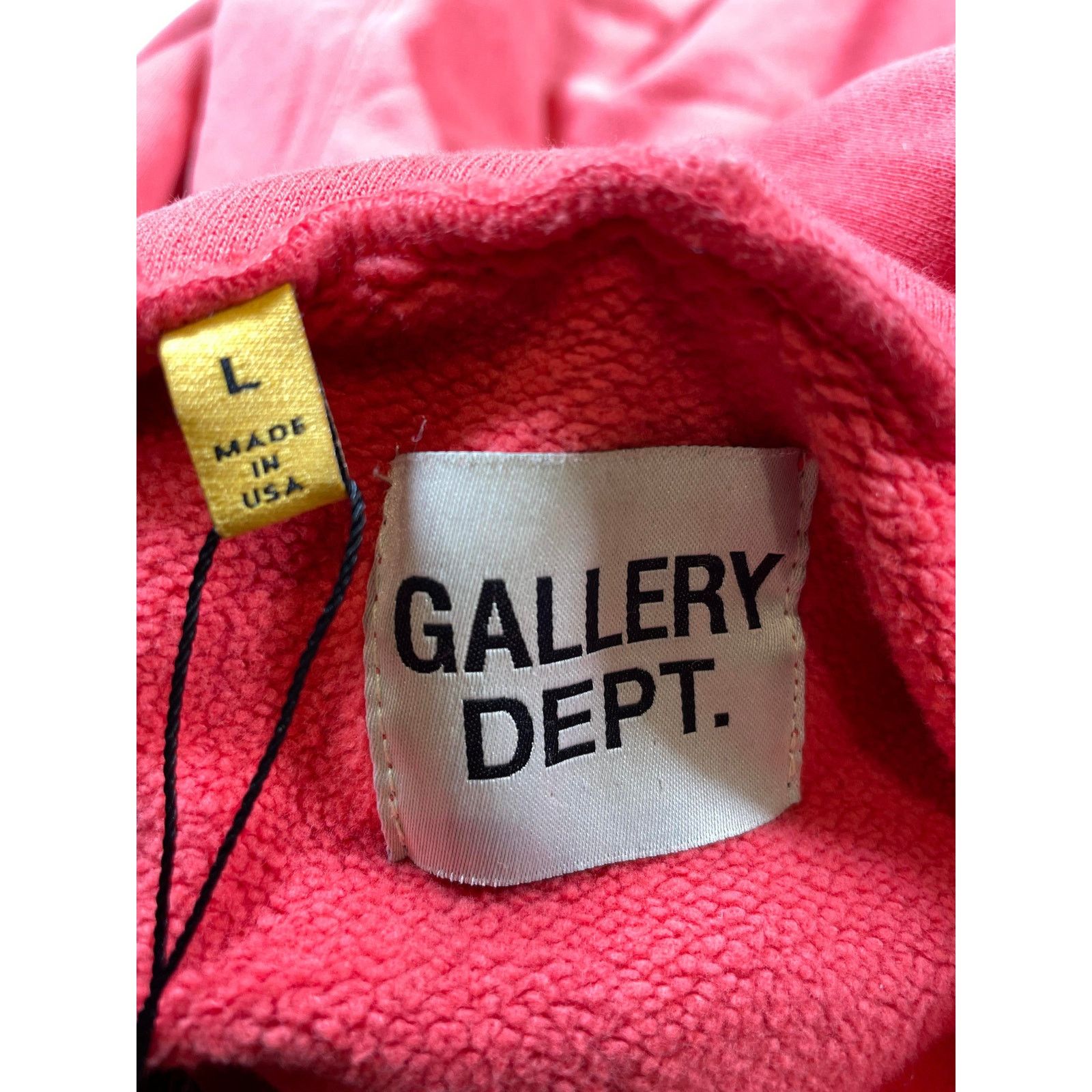 Gallery Dept. Gallery Dept 'Sunfaded G Patch' Red Zip Up Size US L / EU 52-54 / 3 - 6 Thumbnail