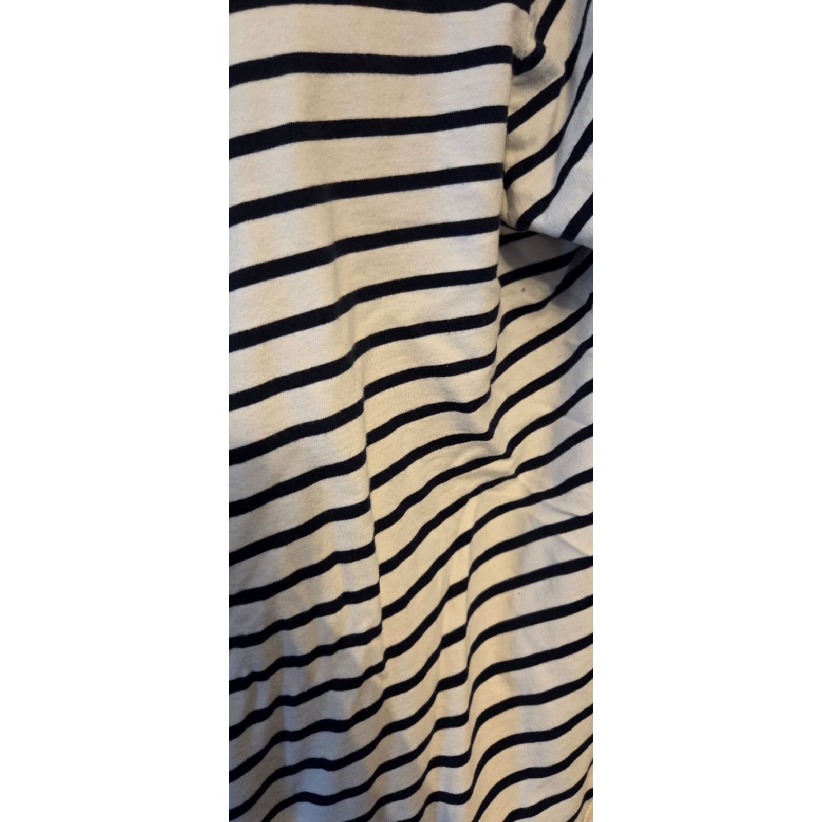 Vintage Lane Bryant Jacket Nautical Stripe Open Front Cotton Womens Size 20 Size 3XL / US 20-22 - 4 Thumbnail
