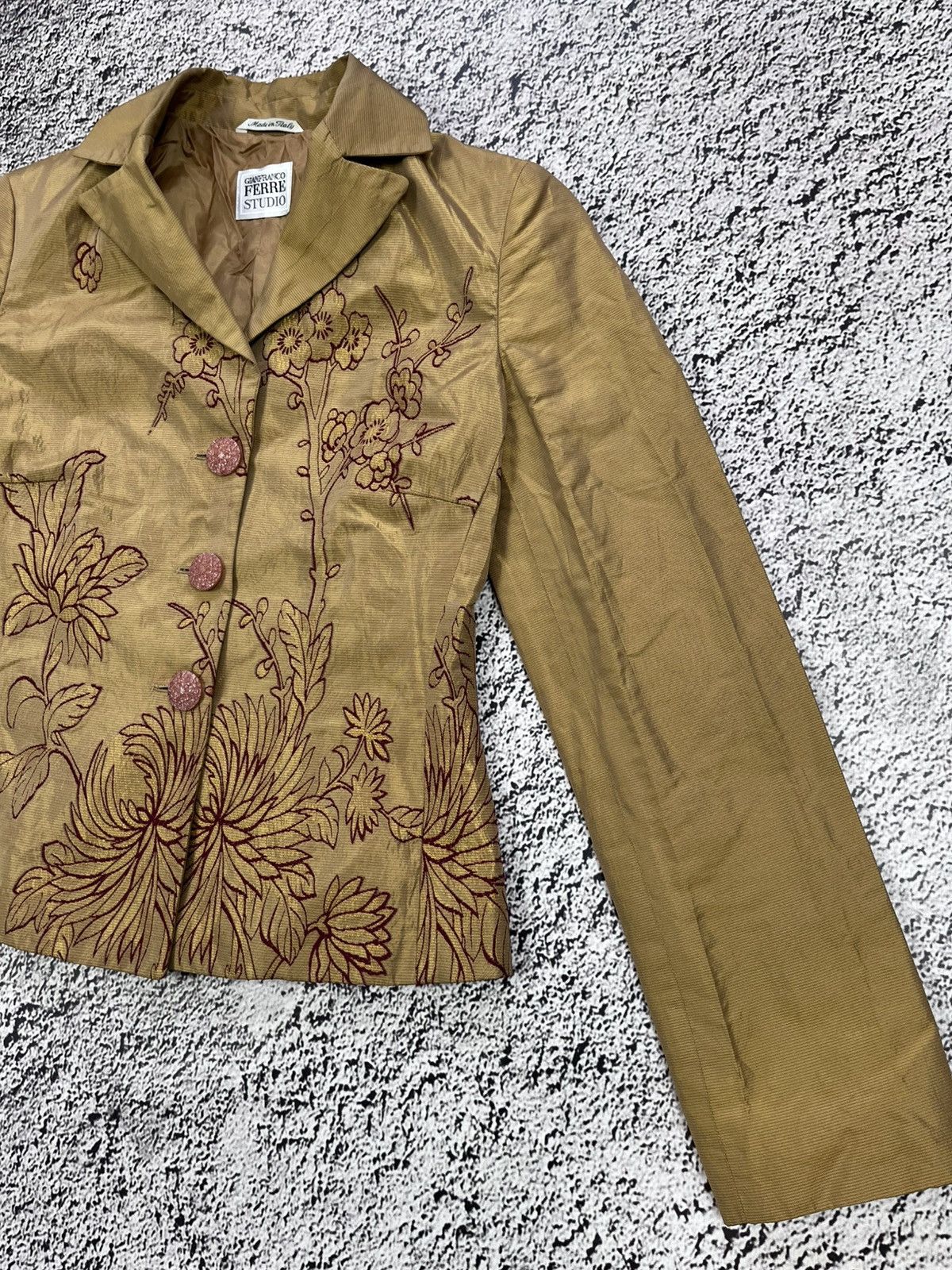 Gianfranco Ferre 90s Gianfranco Ferre Studio Dior Era Embroidered Jacket Size XS / US 0-2 / IT 36-38 - 5 Thumbnail