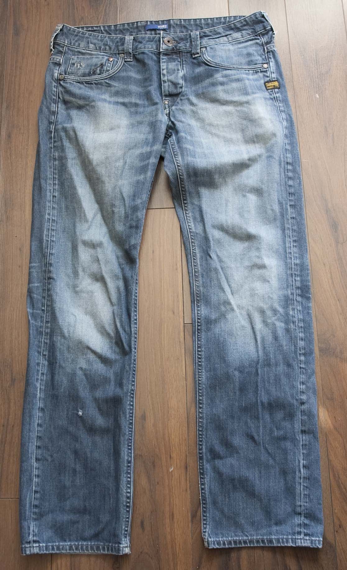 G-Star G Star Jeans Attacc Low Straight Size 33x31 Blue Size US 33 - 1 Thumbnail