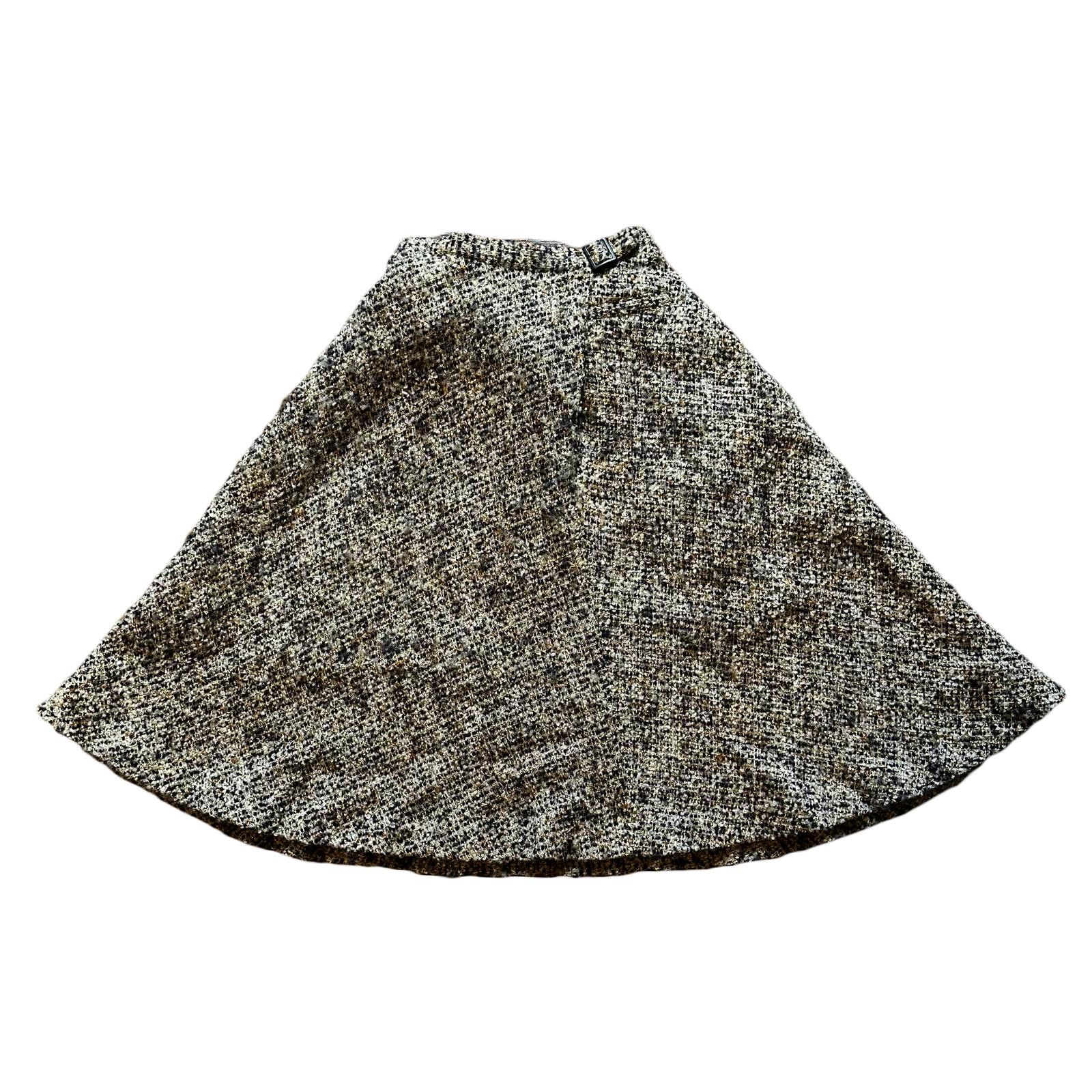 Y's × Yohji Yamamoto Y's by Yohji Yamamoto Women's Wool Skirt Size 26" / US 2 / IT 38 - 2 Thumbnail