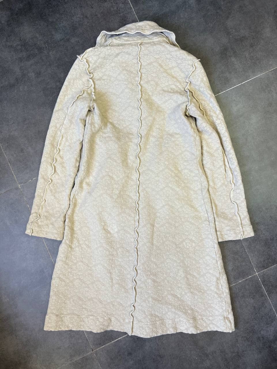 Japanese Brand Women's Transit linen Avant garden Long Coat Vintage Size XS / US 0-2 / IT 36-38 - 7 Thumbnail