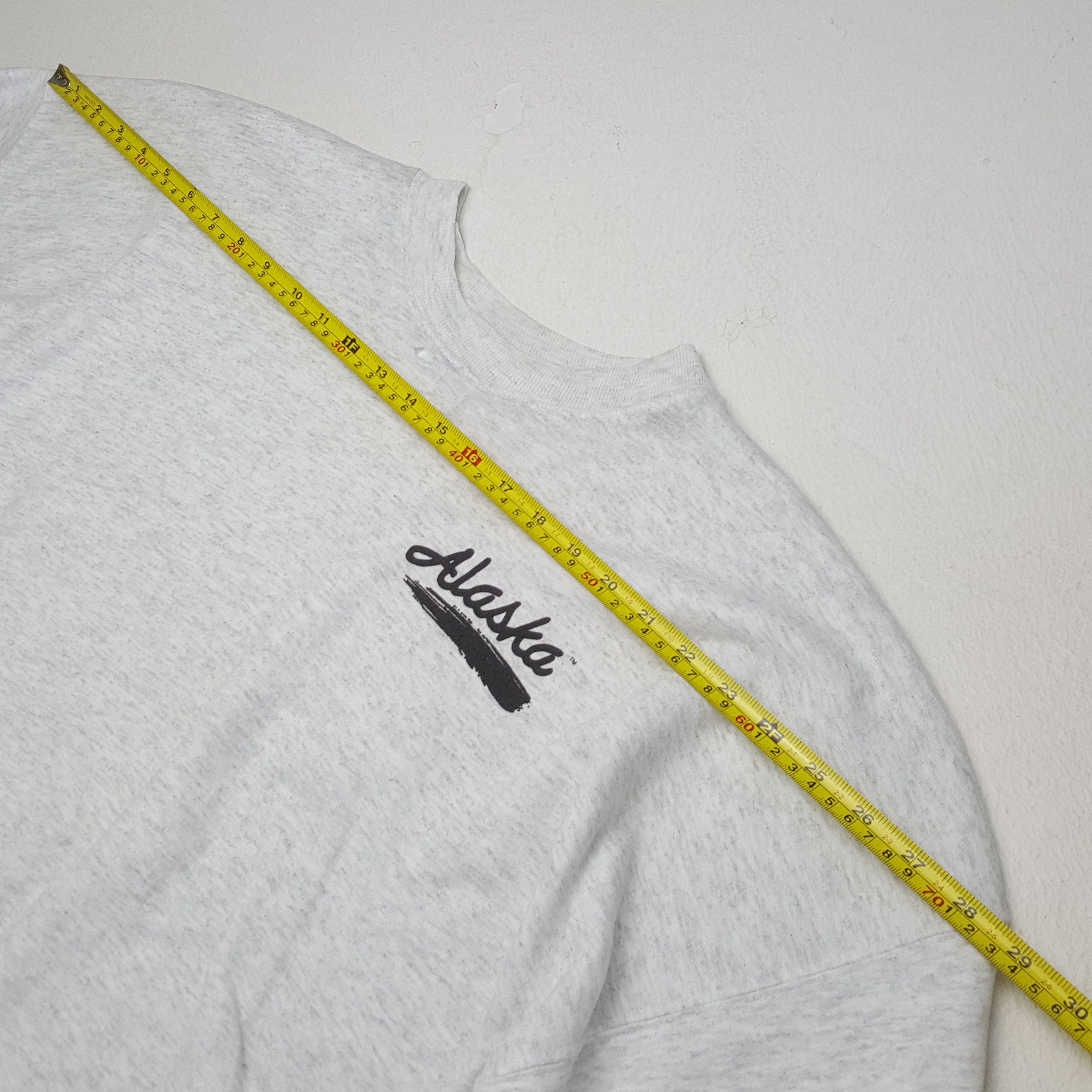 Vintage ALASKA Streetwear Style Vintage Sweatshirt Size US XXL / EU 58 / 5 - 4 Thumbnail