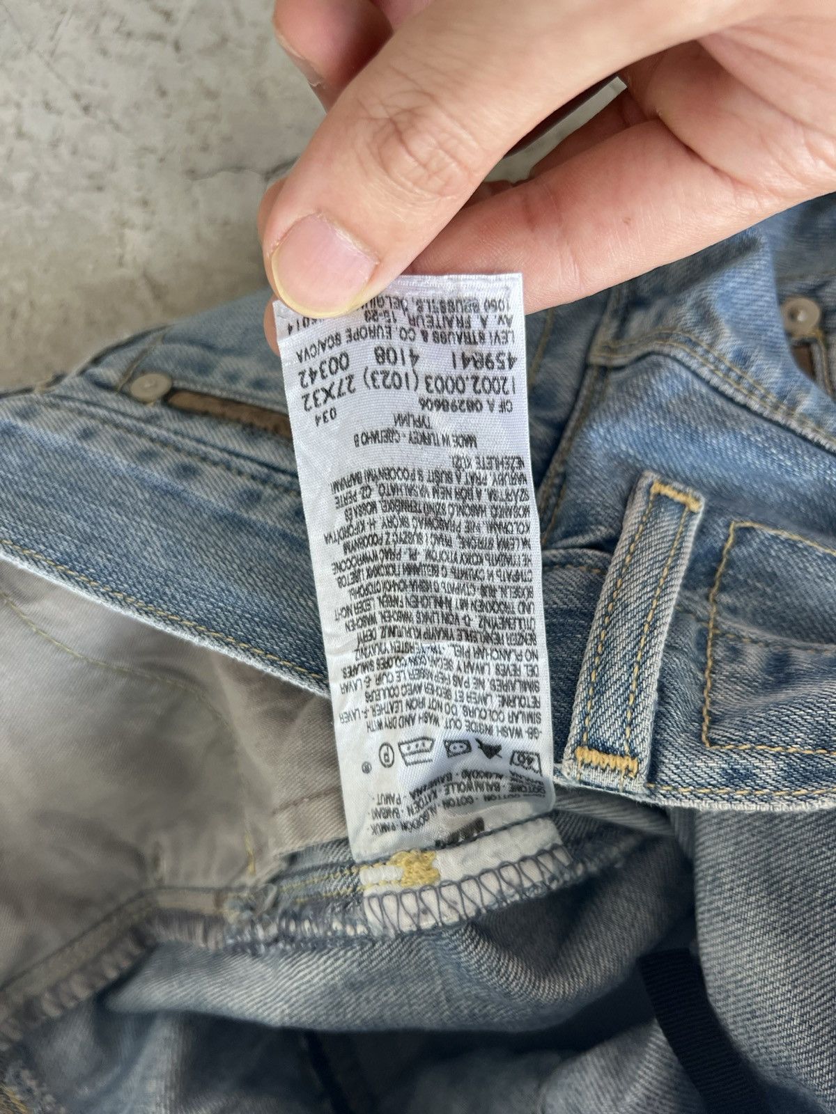 Levi's Levis Engineered Jeans Buckleback Tag W27 Actual 30x29.5 Size US 30 / EU 46 - 9 Thumbnail