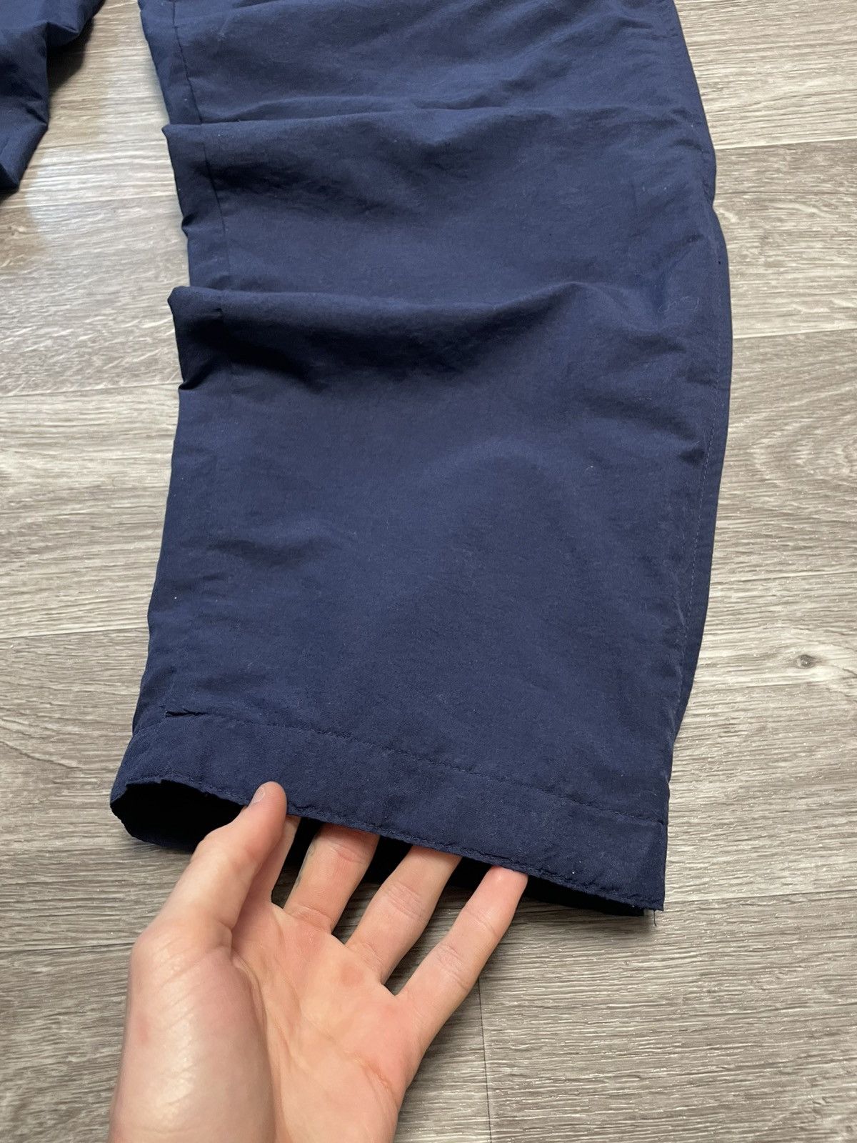 Nike Vintage Nike Navy Blue Parachute Pants Drill Y2K Size US 32 / EU 48 - 5 Thumbnail