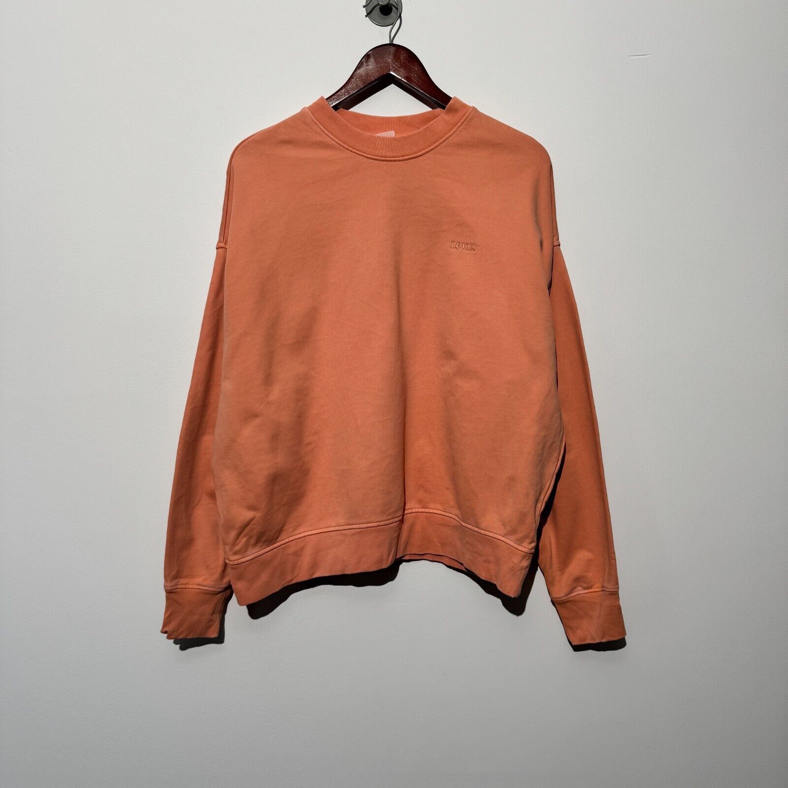 Levi's × Vintage Vintage Levis Unisex Peach Cotton Crewneck Size S 90s Size US S / EU 44-46 / 1 - 1 Thumbnail