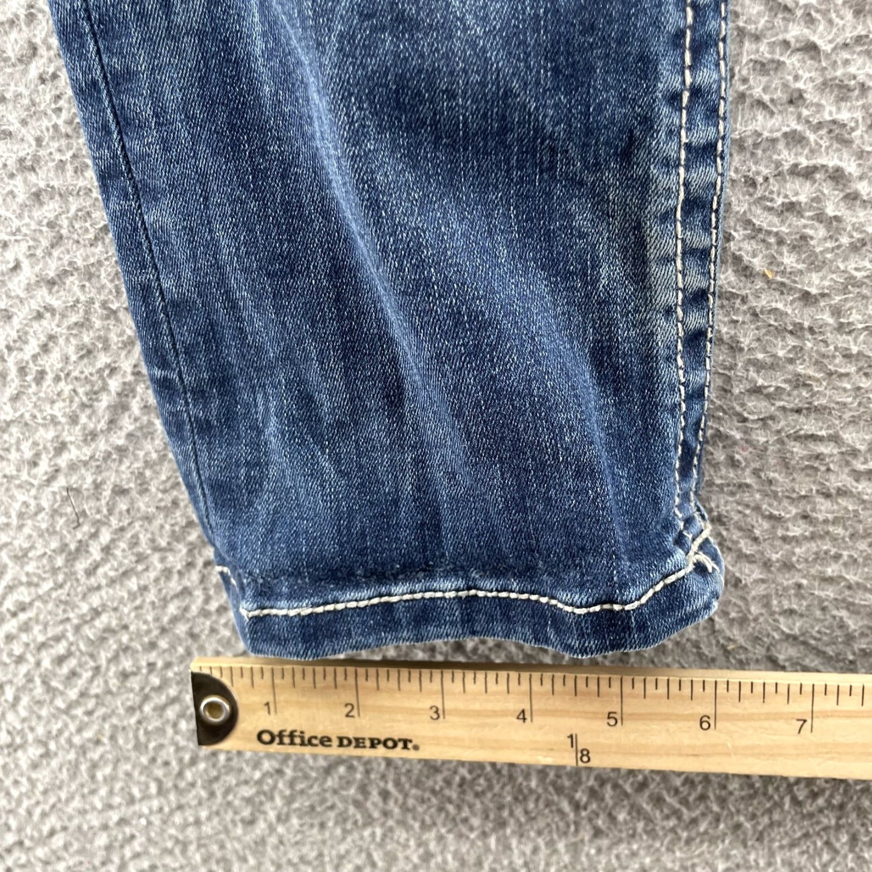 Vintage BKE Stella Jeans Women 30x30 Buckle Jeans Western Cowgirl Y2k 90s 5-Pocket Embroidered Denim Blue Stretch Jeans Womens Size 36" / US 14 / IT 50 - 4 Thumbnail
