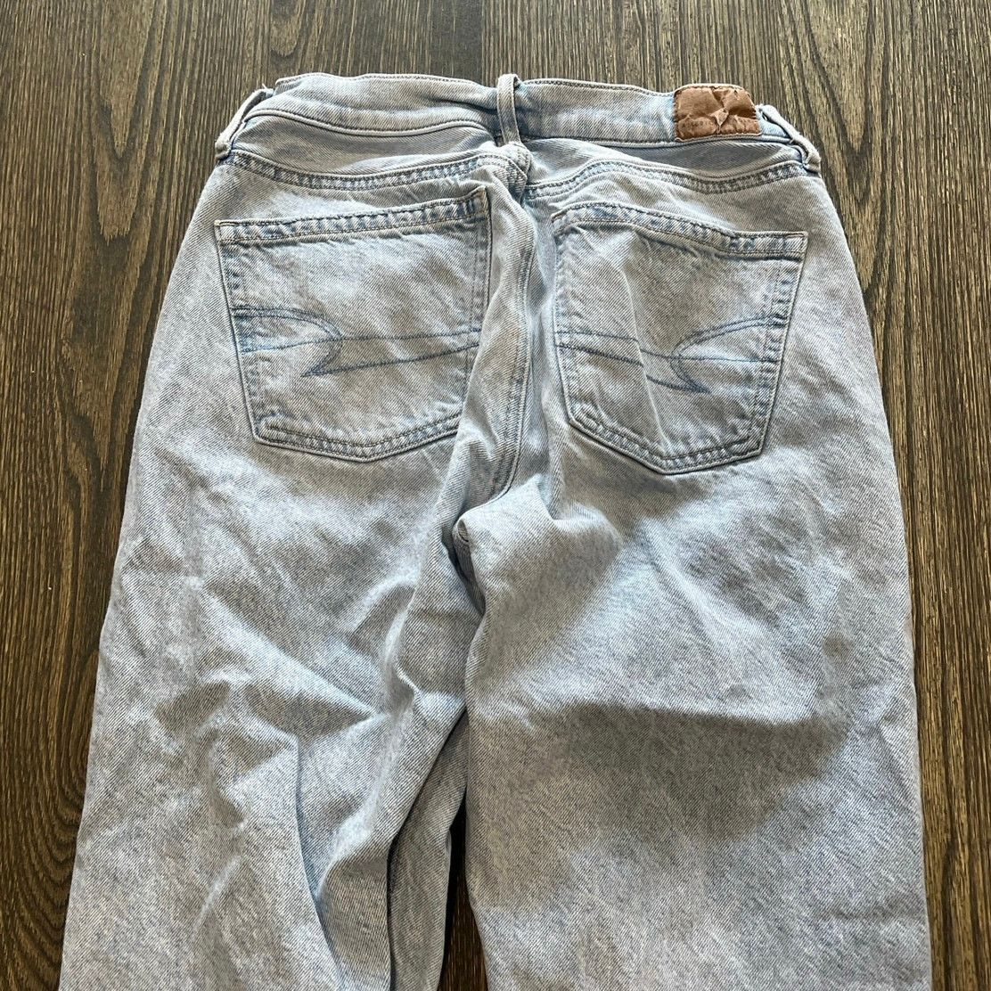 American Eagle Outfitters American Eagle 90's Straight Jeans High Rise Blue Size 0 Size 25" / US 0 / IT 36 - 8 Thumbnail