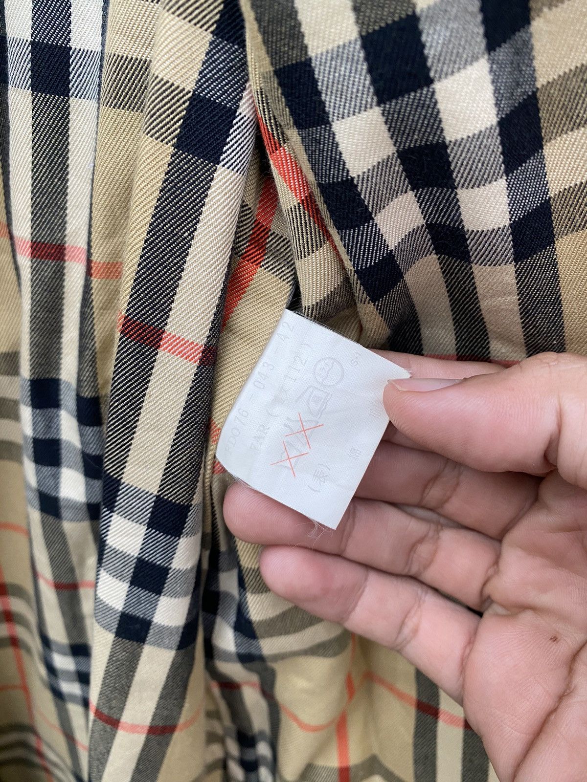 Burberry × Burberry Prorsum × Vintage Burberrys Double Breasted Trench Coat Nova Check Size US XS / EU 42 / 0 - 9 Thumbnail