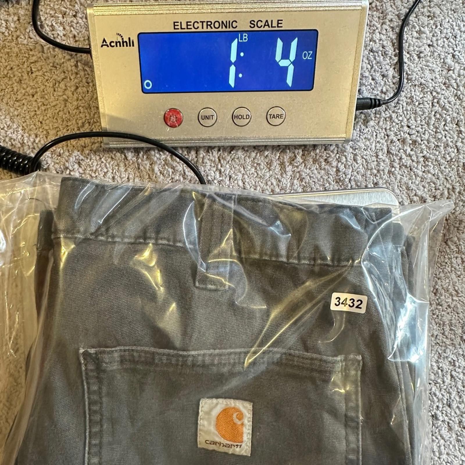 Carhartt Carhartt Relaxed Fit Work Pants Men's 32x32 Gray Canvas Size US 32 / EU 48 - 9 Thumbnail