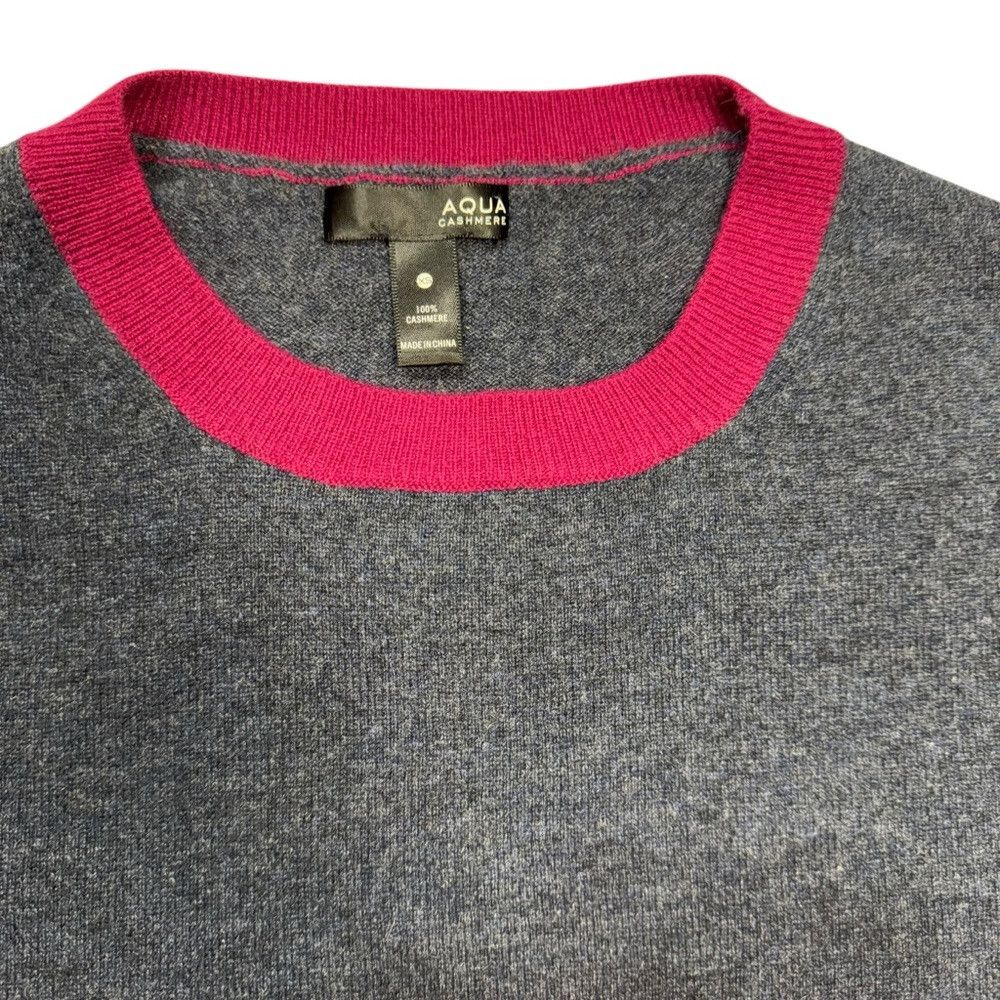 AQUA Aqua Cashmere Colorblock Sweater Size XS Size XS / US 0-2 / IT 36-38 - 7 Thumbnail