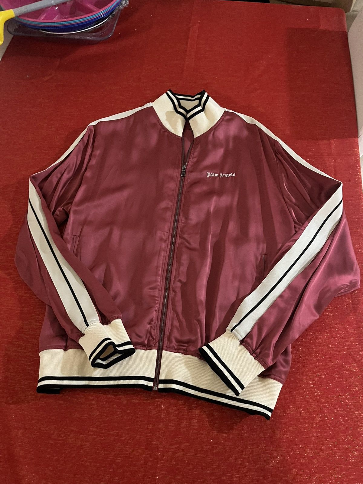 Palm Angels Palm Angels Logo Fluid Track Jacket Sz L Size US L / EU 52-54 / 3 - 16 Thumbnail