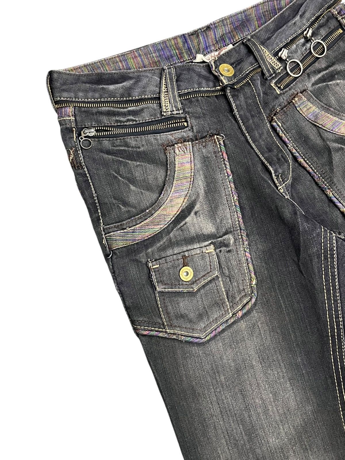 Edition Japan 🔥Gumu Japan Rust-Fade Iridescent Denim Bushpants Rare Grail Size US 29 - 4 Thumbnail