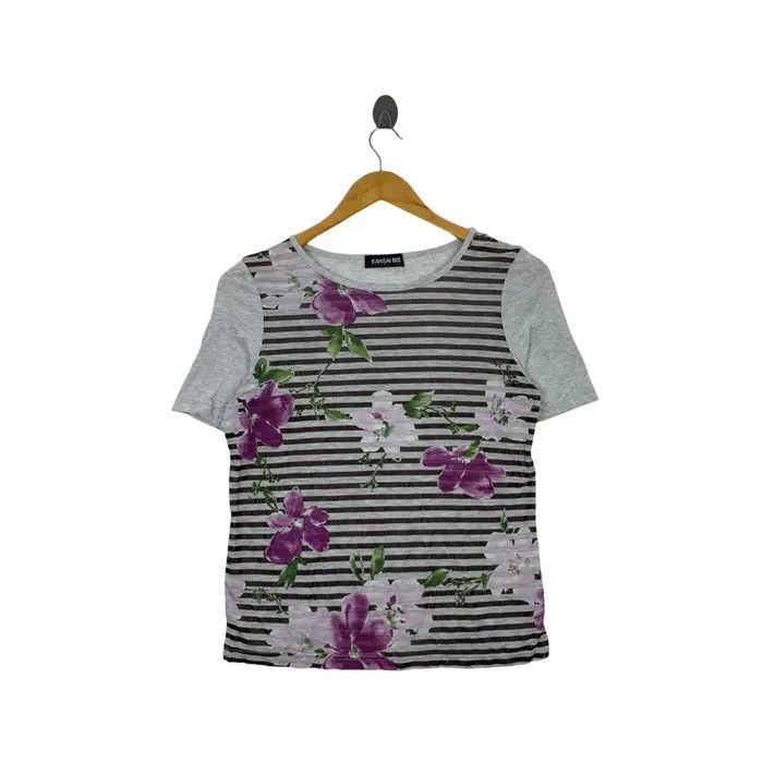 Kansai Yamamoto Vintage 90’ KANSAI YAMAMOTO BIS Collection Flower Art Size US XS / EU 42 / 0 - 1 Thumbnail