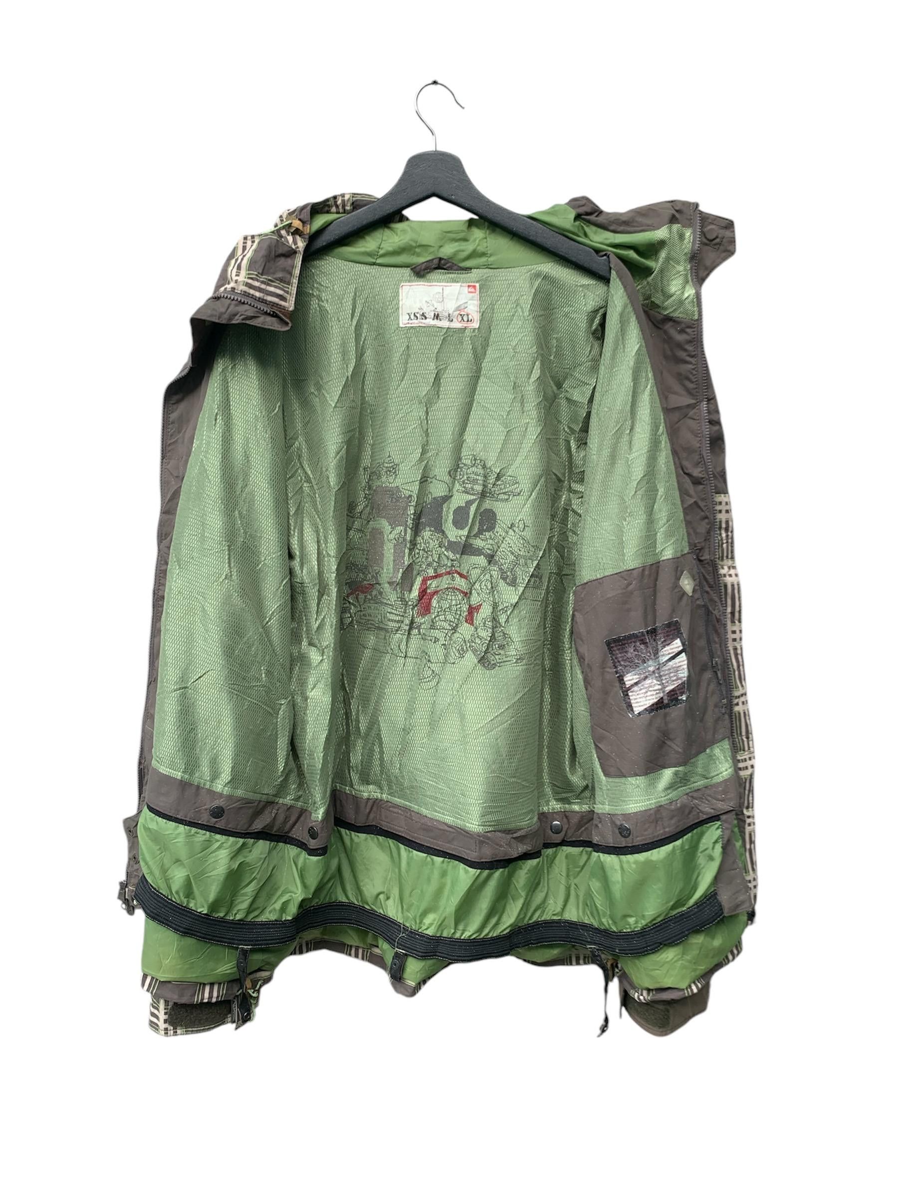 Quiksilver Quiksilver Ski Zip Up Tartan Jacket/Hoodie Size US XL / EU 56 / 4 - 4 Thumbnail