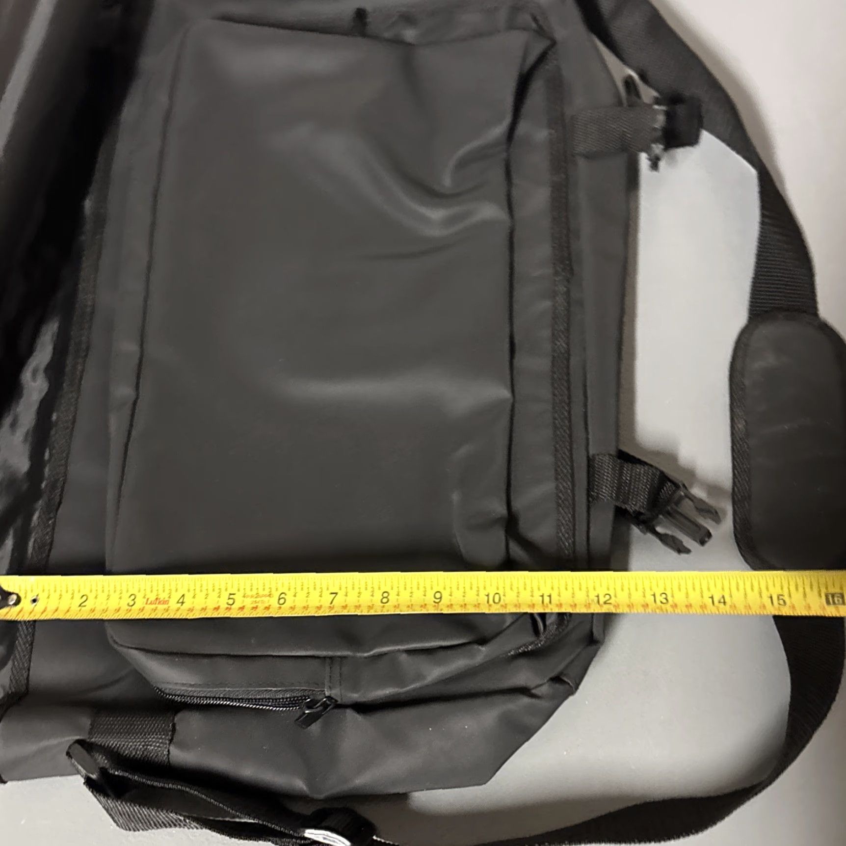 Hugo Boss HUGO BOSS Messenger Laptop Shoulder Bag Crossbody Satchel Olive Green Mens, Nylon, Green, aa23, Water Resistant, Adjustable Straps Size ONE SIZE - 8 Thumbnail
