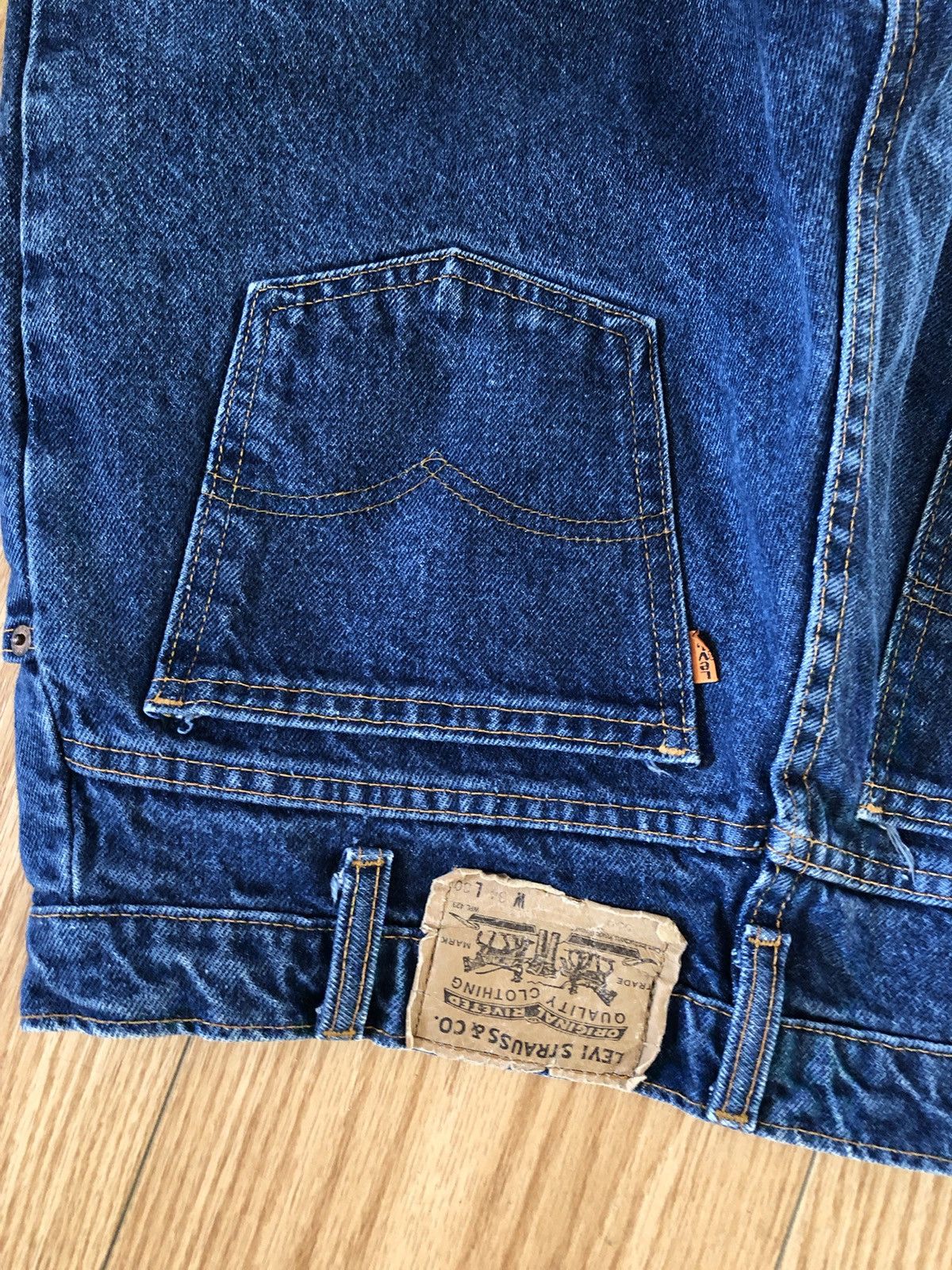 Levi's × Vintage Vintage 90s Levis Orange Tab 550 34x30 Size US 34 / EU 50 - 4 Thumbnail
