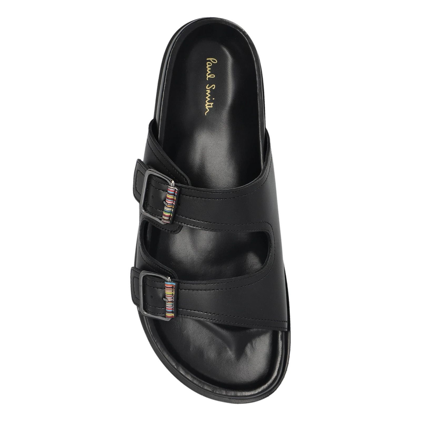 Paul Smith PAUL SMITH Malfa Black Leather Slides New & Authentic (Men's Size US 12 / EU 45 - 5 Thumbnail