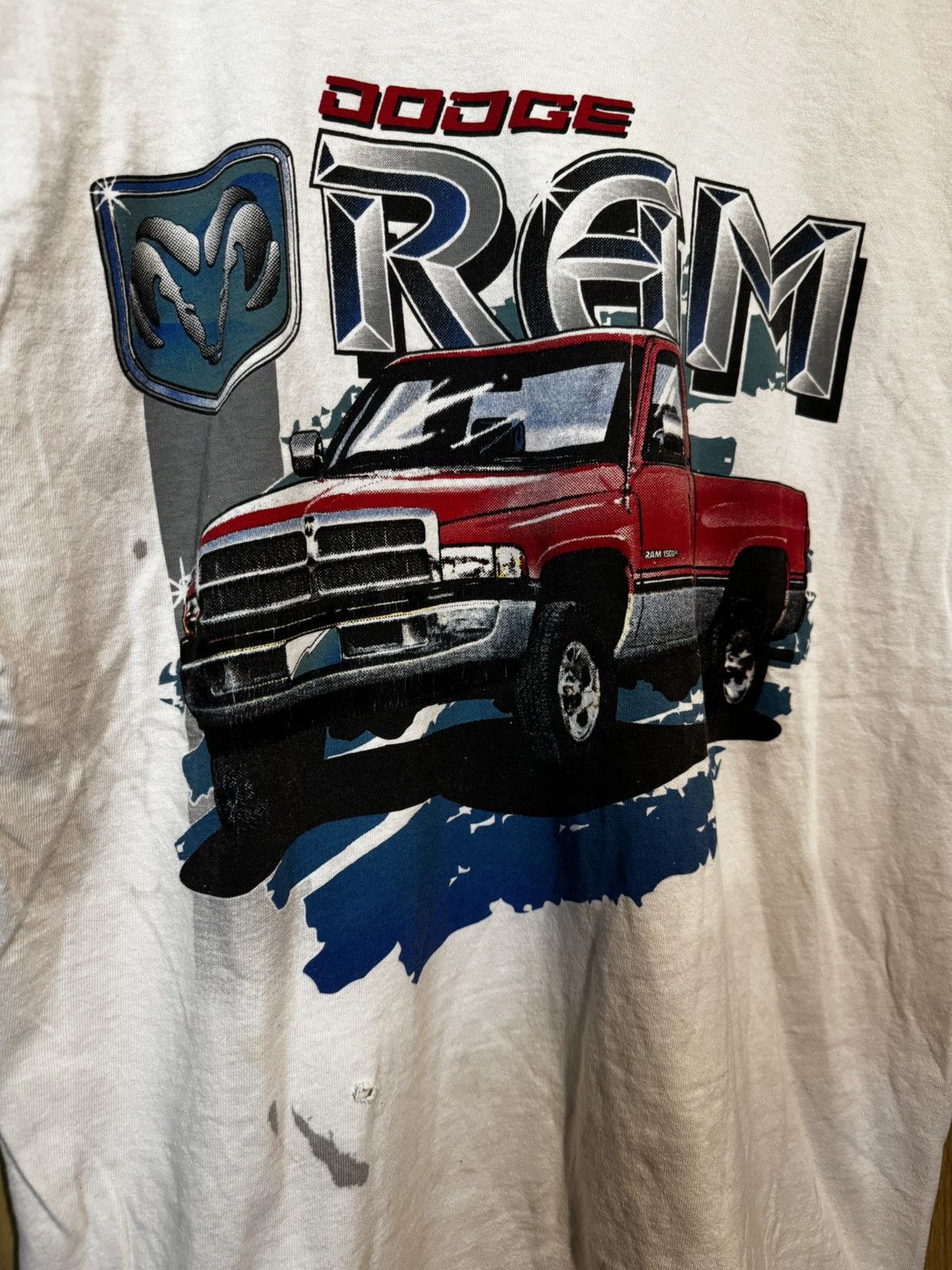 Vintage 90s Dodge Ram truck tee Size US L / EU 52-54 / 3 - 3 Thumbnail