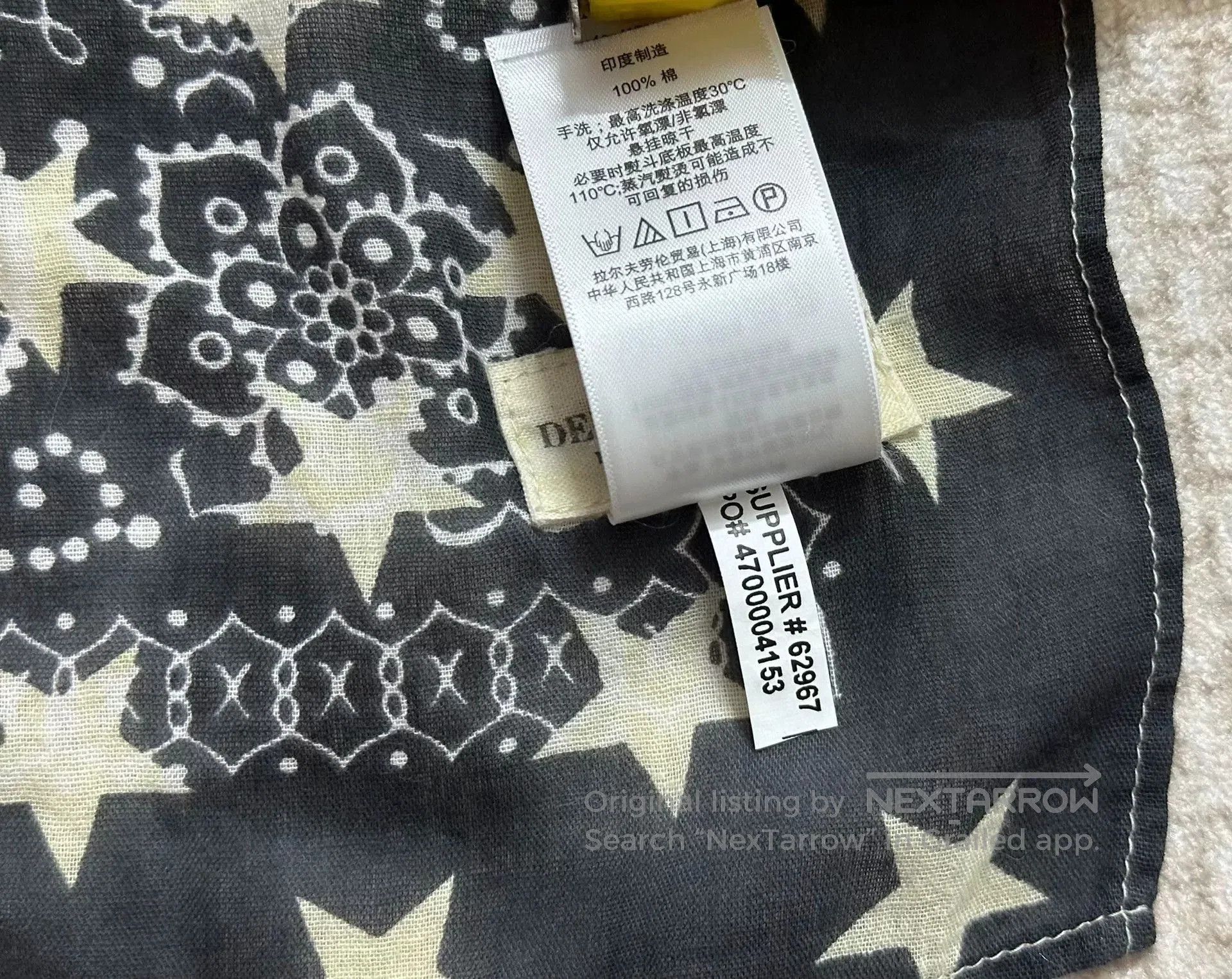 Denim & Supply Ralph Lauren Ralph Lauren Paisley Stars Stripes Bandana. Size ONE SIZE - 6 Thumbnail