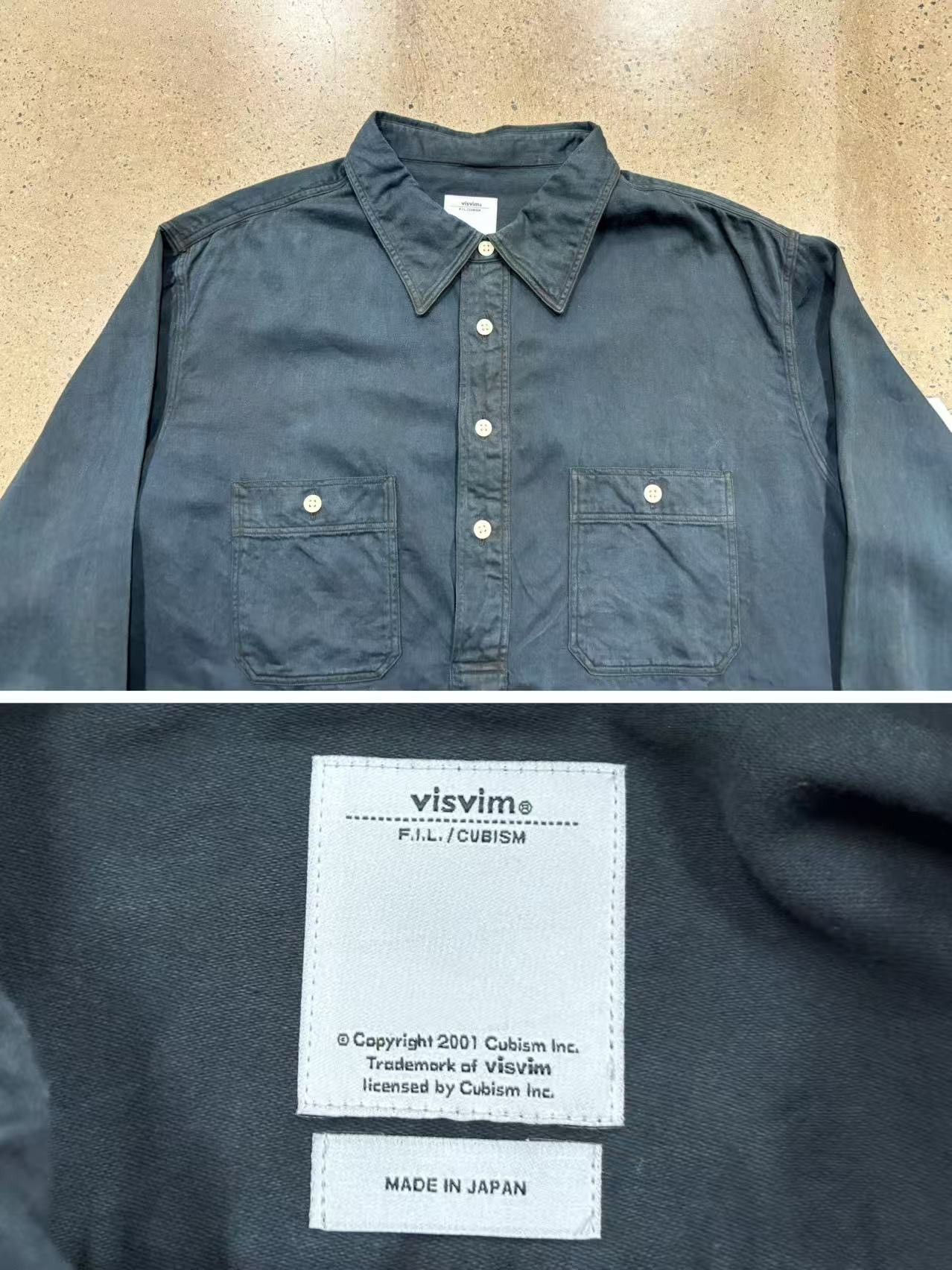 Visvim Visvim 1910 P.O. Shirt N.D. Indigo Size US M / EU 48-50 / 2 - 5 Thumbnail