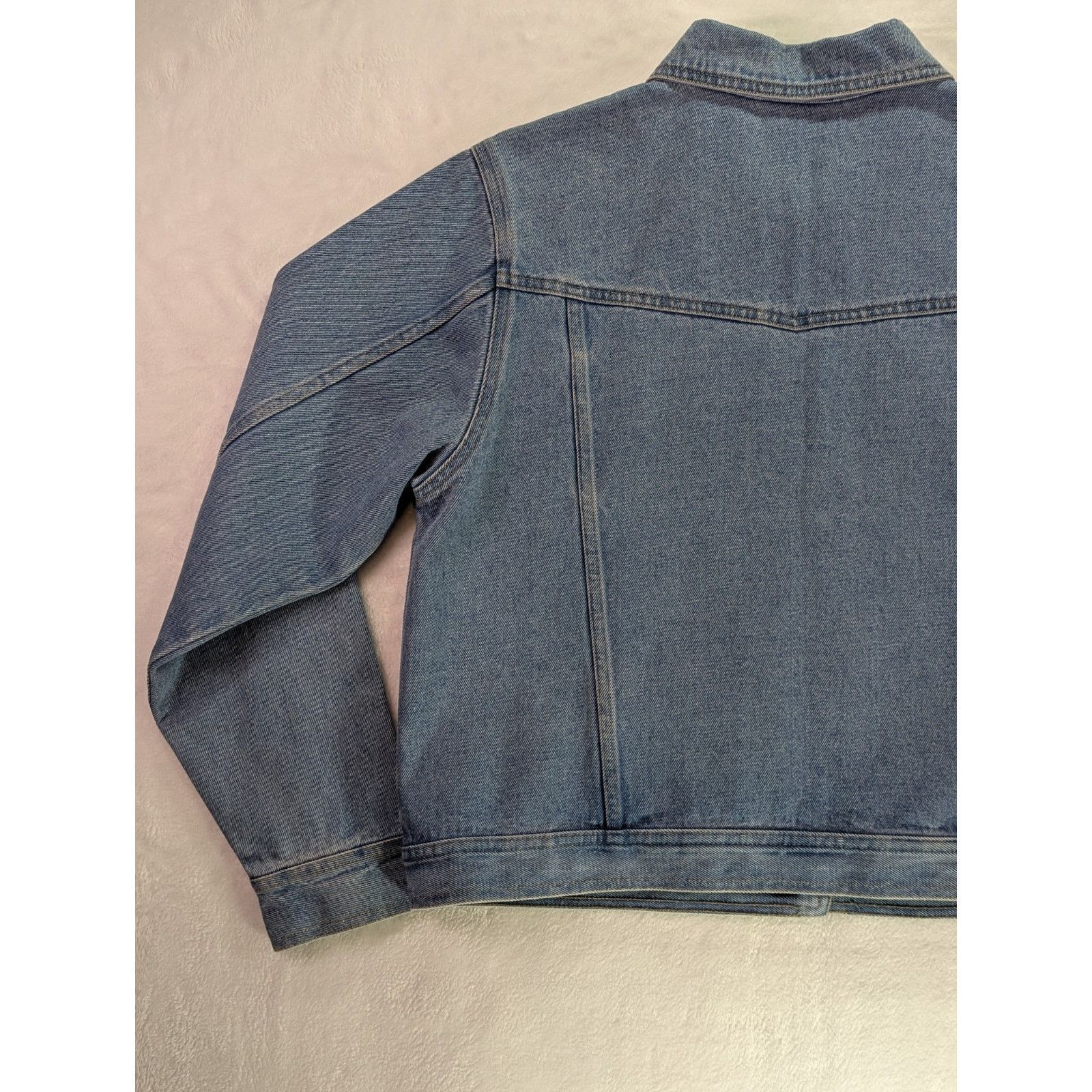 Bill Blass Vintage Bill Blass Denim Jacket L Blue 100% Cotton Jean Size L / US 10 / IT 46 - 10 Thumbnail