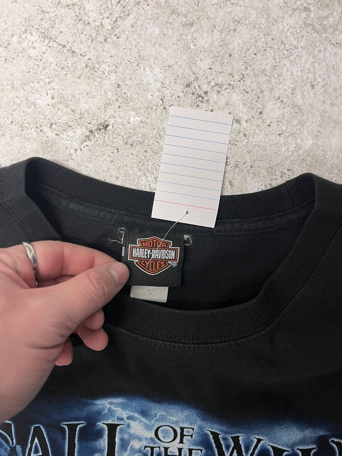 Harley Davidson Vintage black harley davidson call of the wild tee Size US XL / EU 56 / 4 - 3 Thumbnail