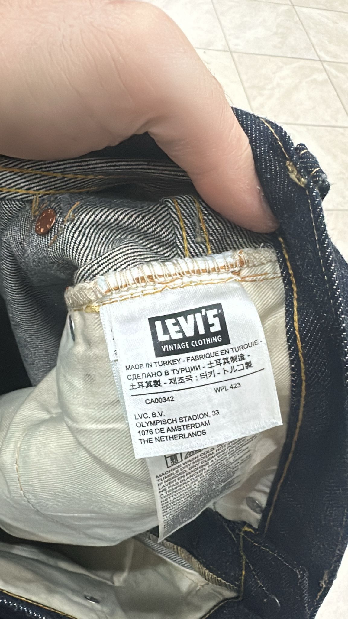 Levi's Vintage Clothing LVC Levi's Vintage Clothing 1954 501Z XX BigE Selvedge Jeans Size US 32 / EU 48 - 10 Thumbnail