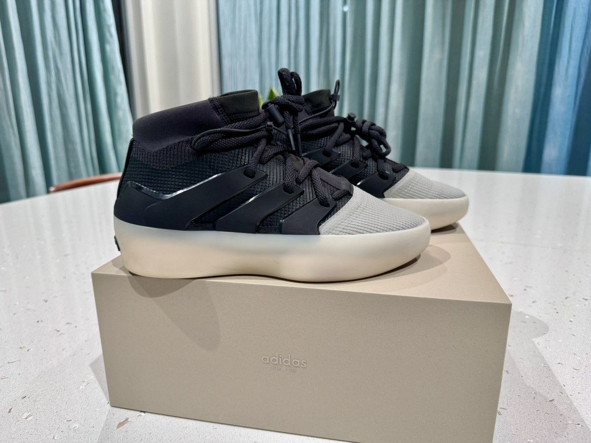 Adidas × Fear of God Fear of God Athletics x adidas I Basketball 'Carbon Sesame' Size US 7.5 / EU 40-41 - 3 Thumbnail