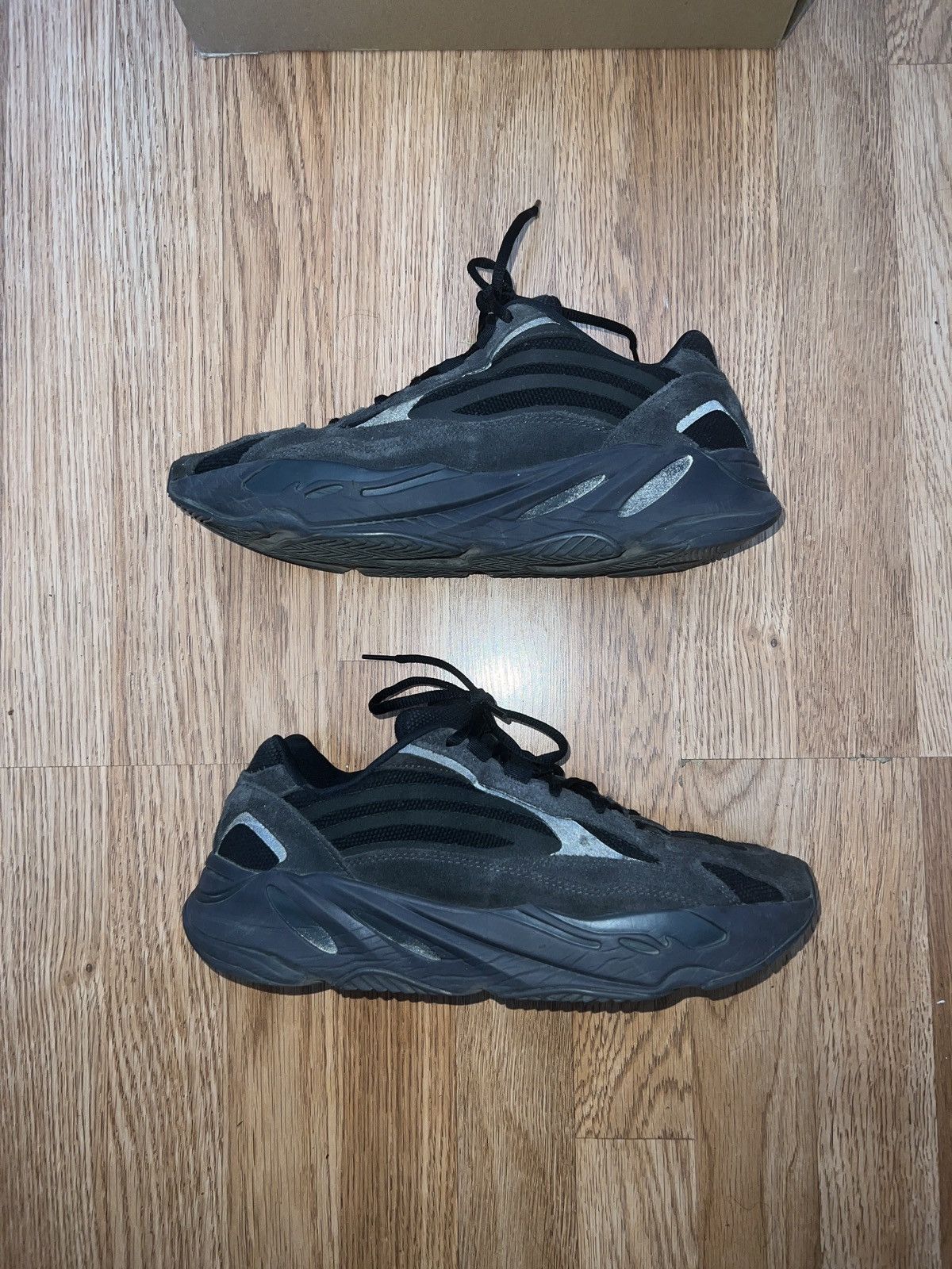 image of Adidas Yeezy Boost 700 V2 Vanta Shoes in Black, Men's (Size 11)