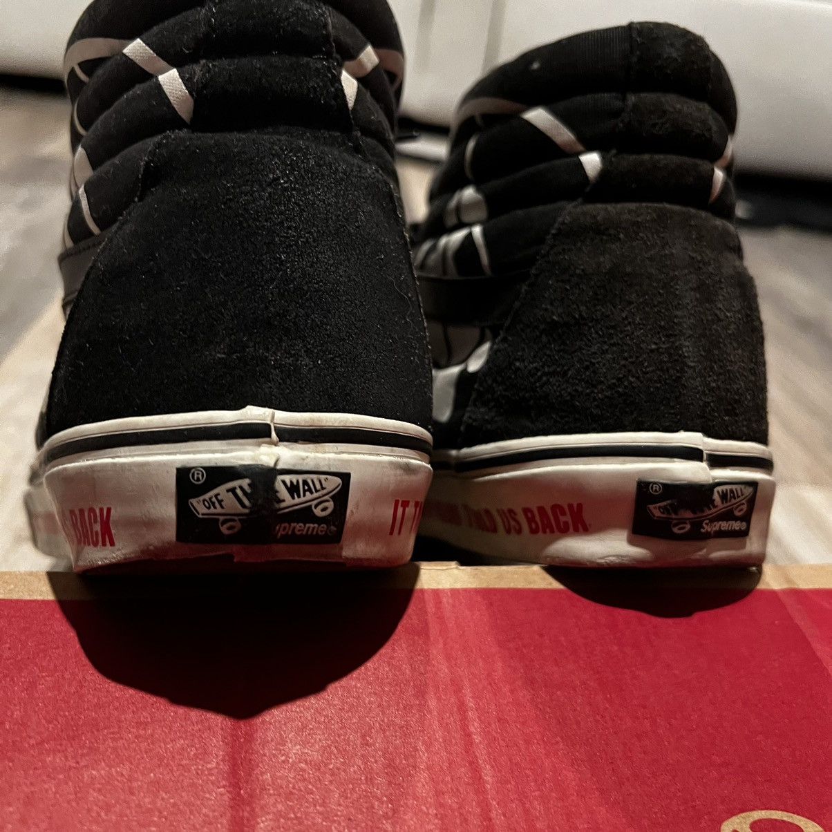 Public Enemy × Supreme × Vans Supreme Public Enemy Vans Hi Top Size US 10.5 / EU 43-44 - 7 Thumbnail